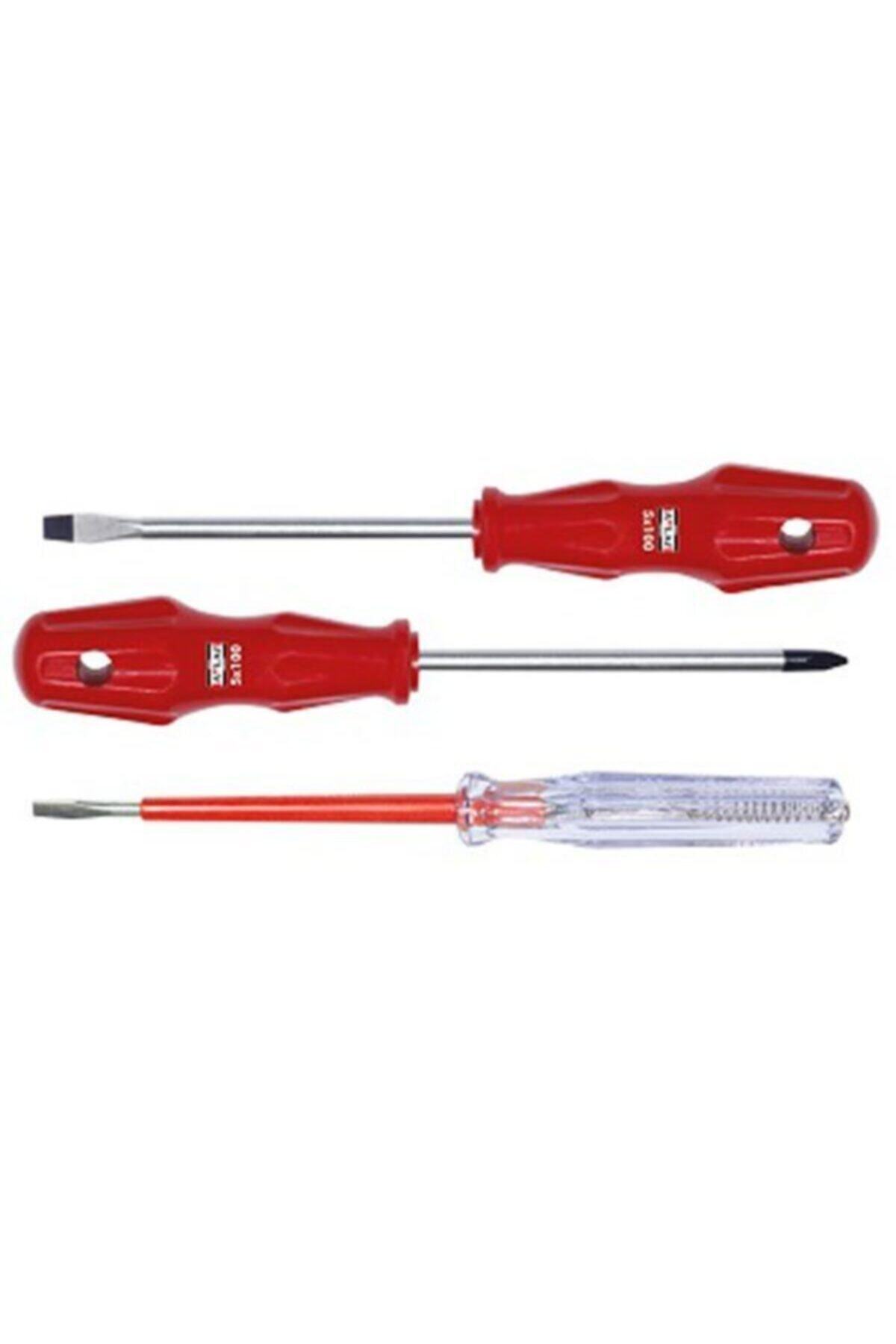 EYLULHİRDAVAT Sgs Torna Vida 5x125 Yıldız Uç 6x100 Düz Uç Kontrol Kelemi 3 Lü Set