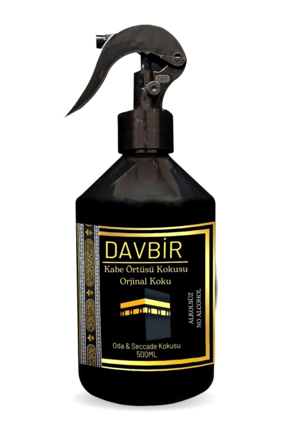 Davbir Kabe Örtüsü Kokusu Orjinal Gerçek Kabe Kokusu Esansı Kumaş,oda Ve Seccade Kokusu Alkolsüz 500ml