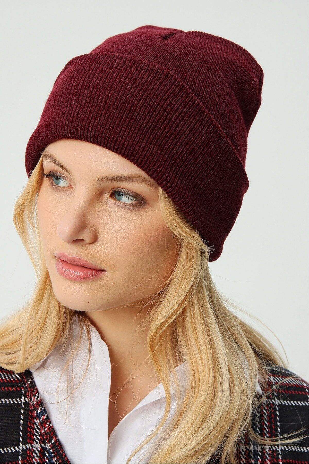 HemenALbence Basic Bere Unisex Bordo