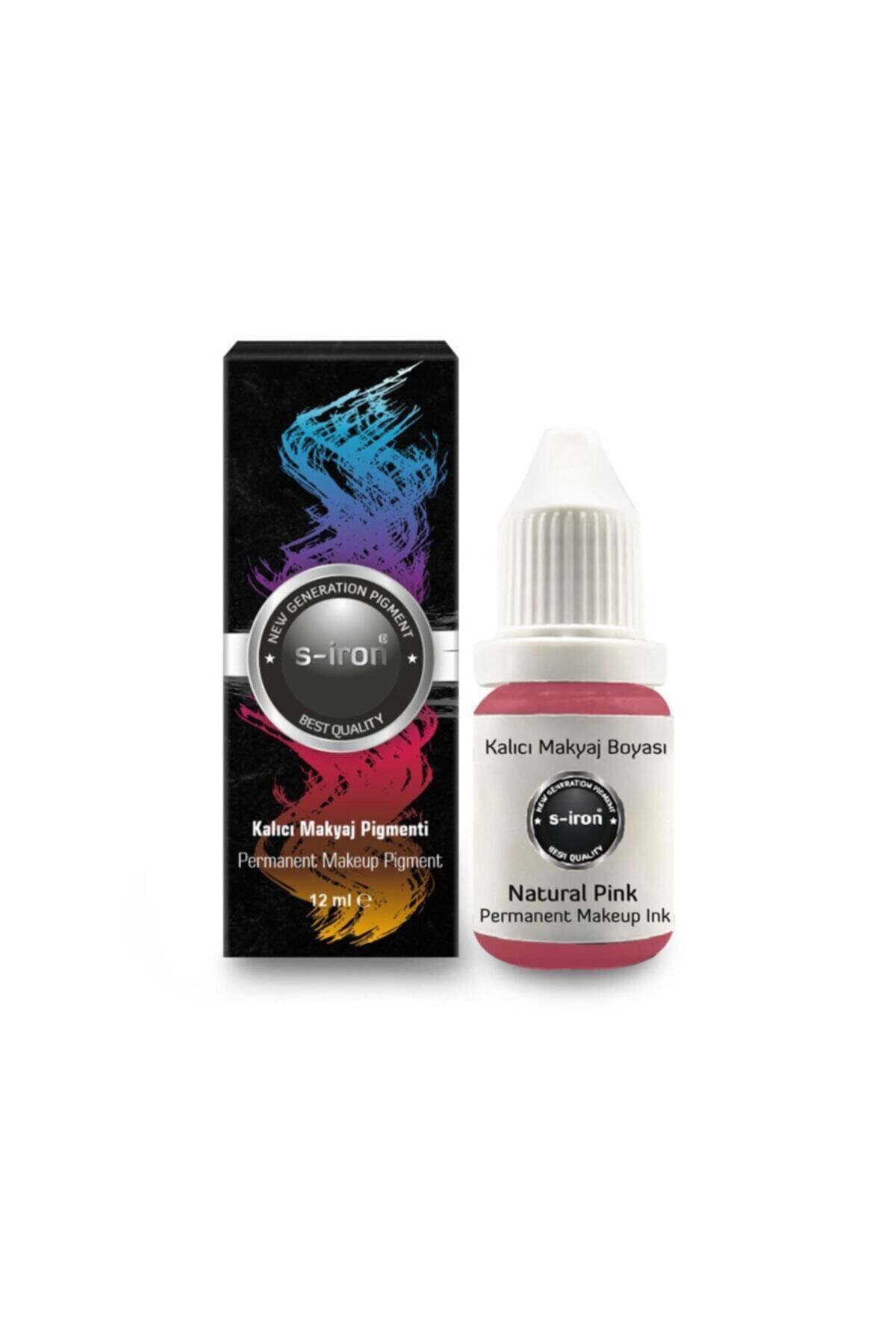 SİRON COSMETİC S-iron Kalıcı Makyaj Dudak Boyası Natural Pink 12ml