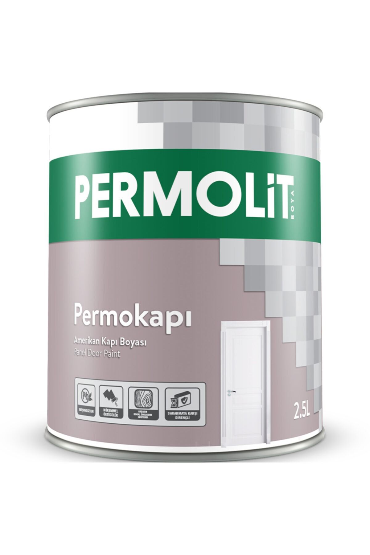 Permolit Amerikan Panel Kapı Boyası Beyaz 2.5 Lt