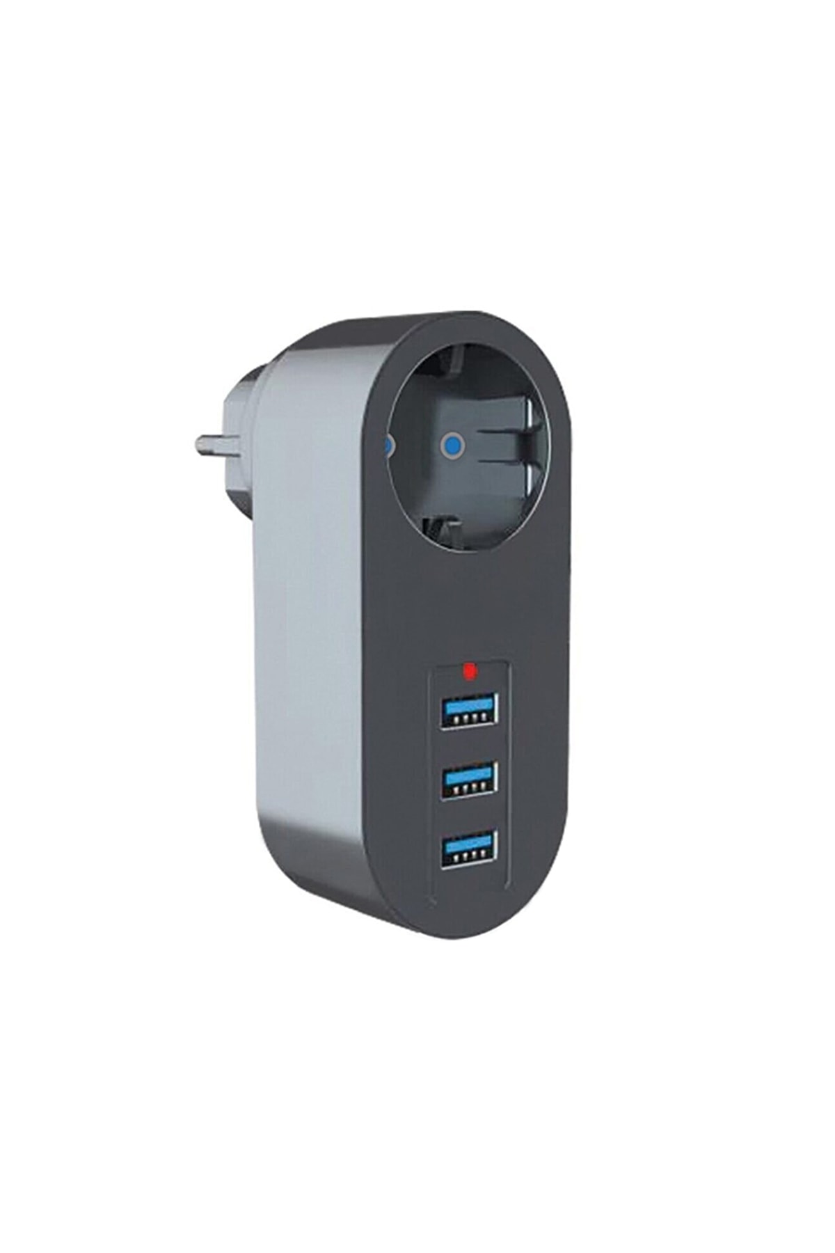 Holly Akım Korumalı Tekli Priz Ve 3'lü Usb Şarj Aleti 2500w 10 Amper