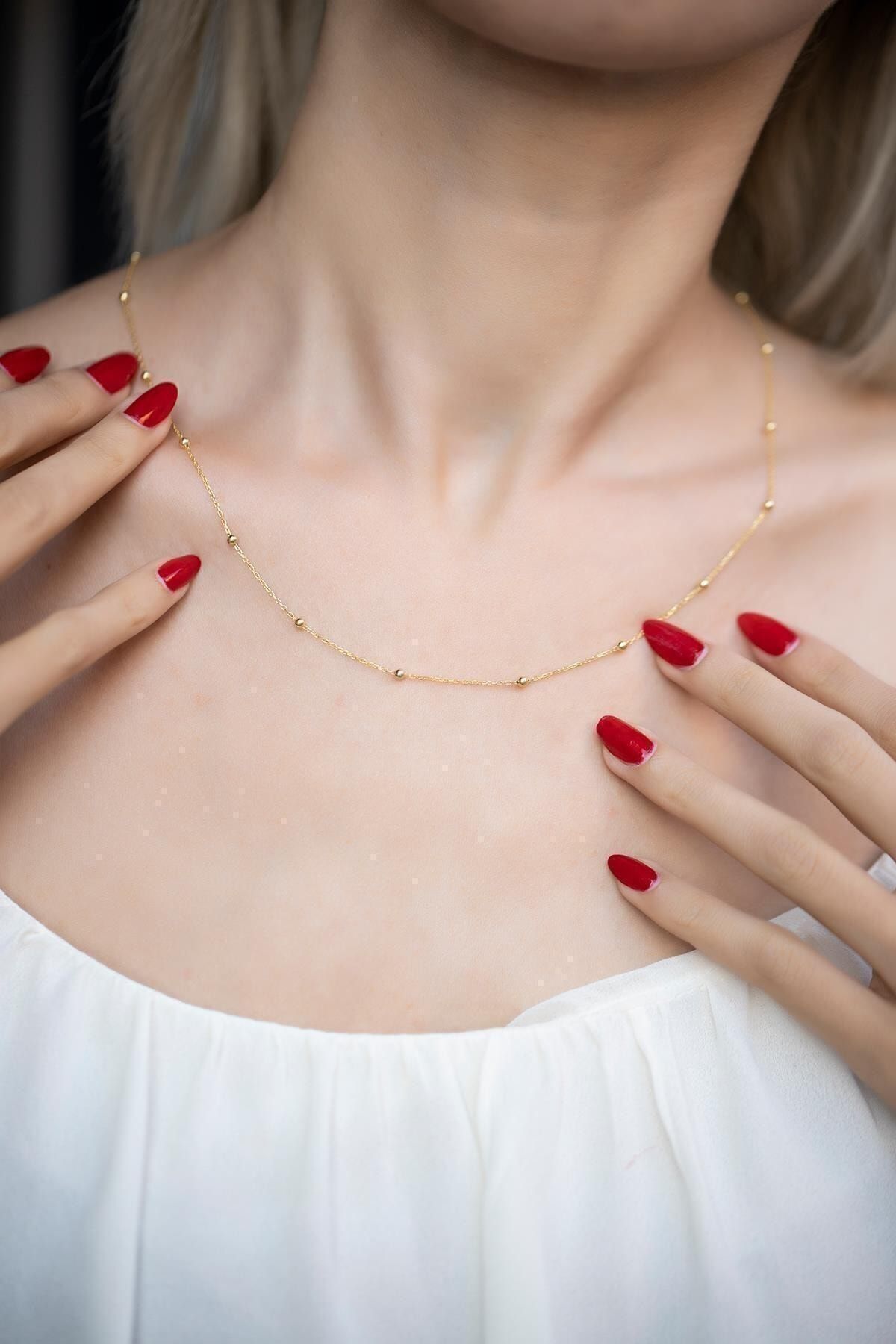 Gold plated sales necklace women's