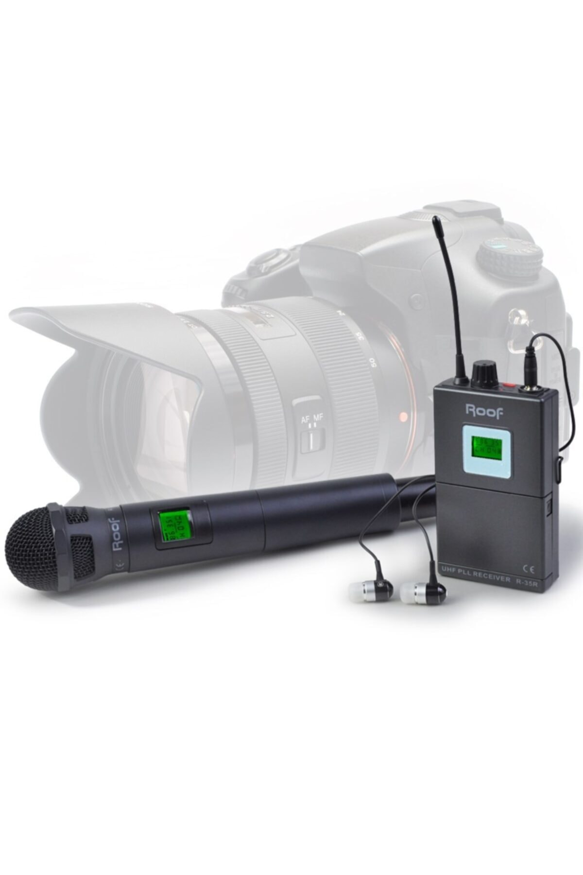 ROOF Kamera Ve Fotoğraf Makinası Telsiz Mikrofonu R-35