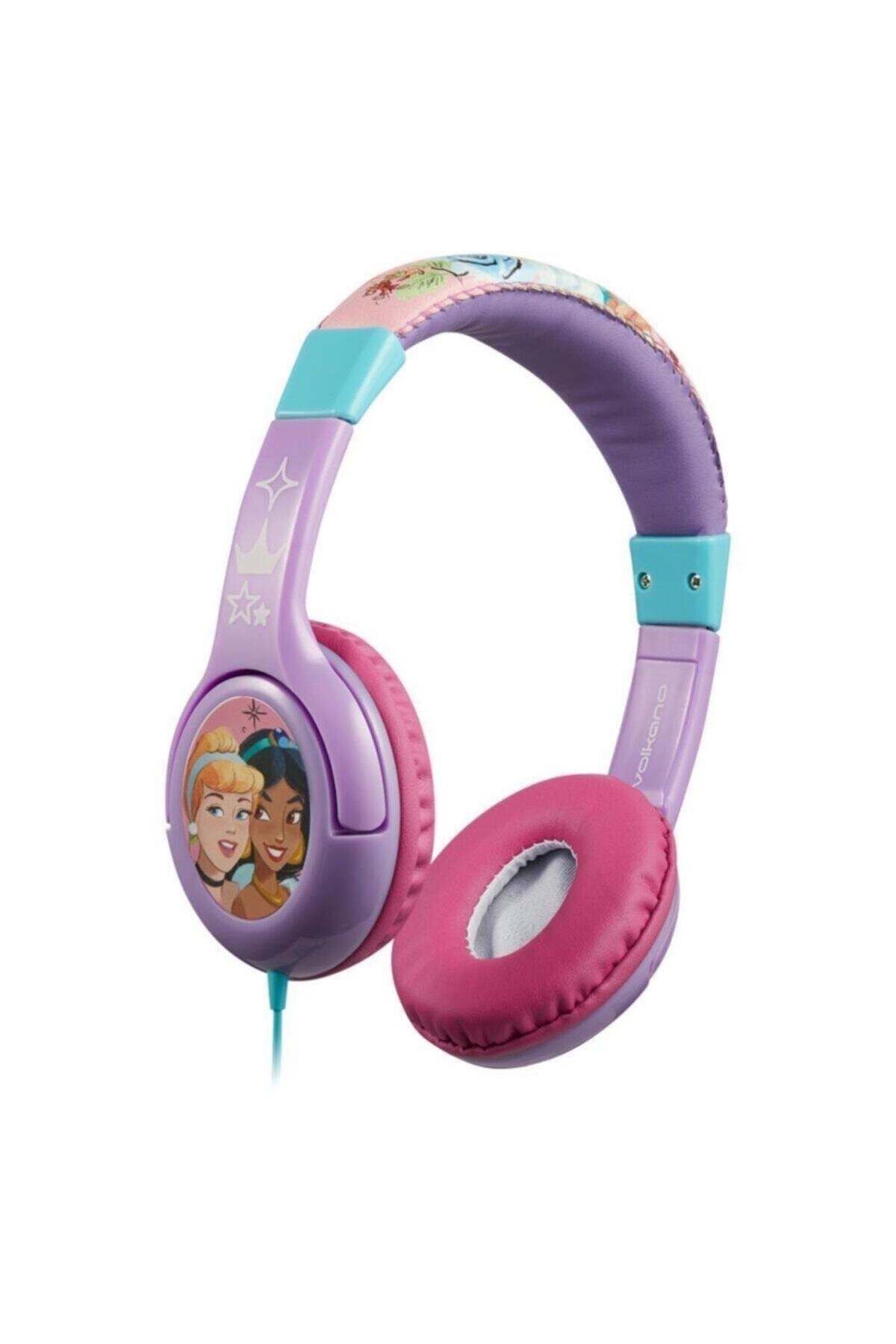 Amplify Disney Prensesler Çocuk Kulaklığı Lisanslı Dy-10901-pr Jasmine Ariel Cinderella Sindirella Külkedisi