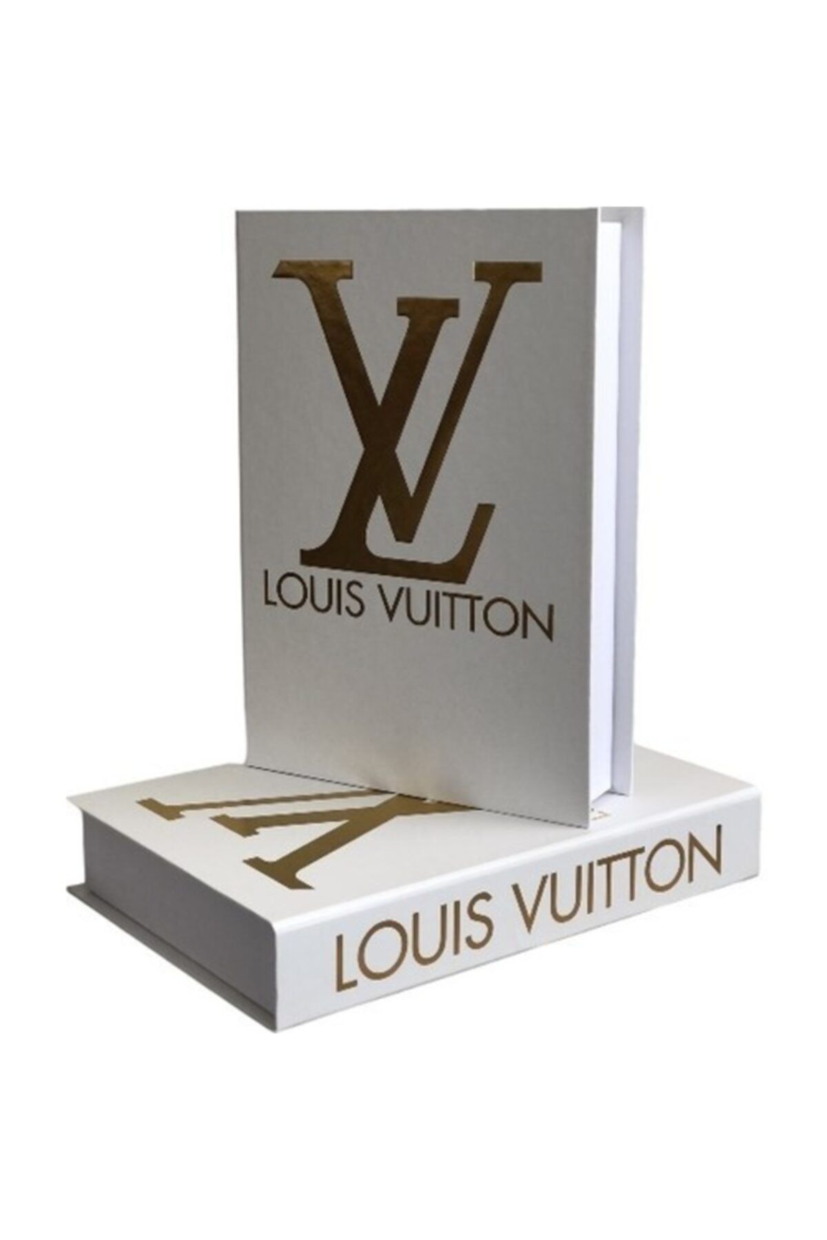 Katre Trade Louıs Vuıtton Beyaz Dekoratif Kitap Kutu