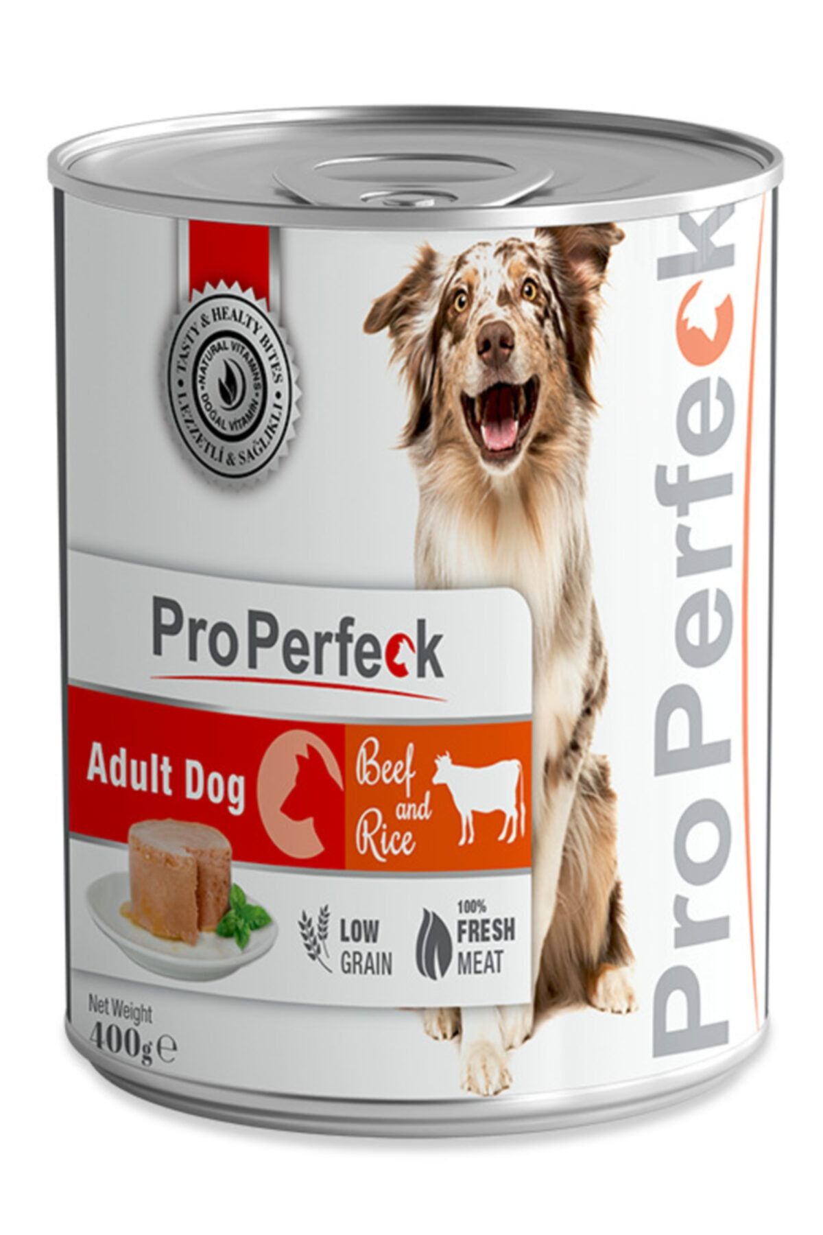 pro perfeck Dana Etli Yetişkin Köpek Konservesi 400 gr 12 Adet