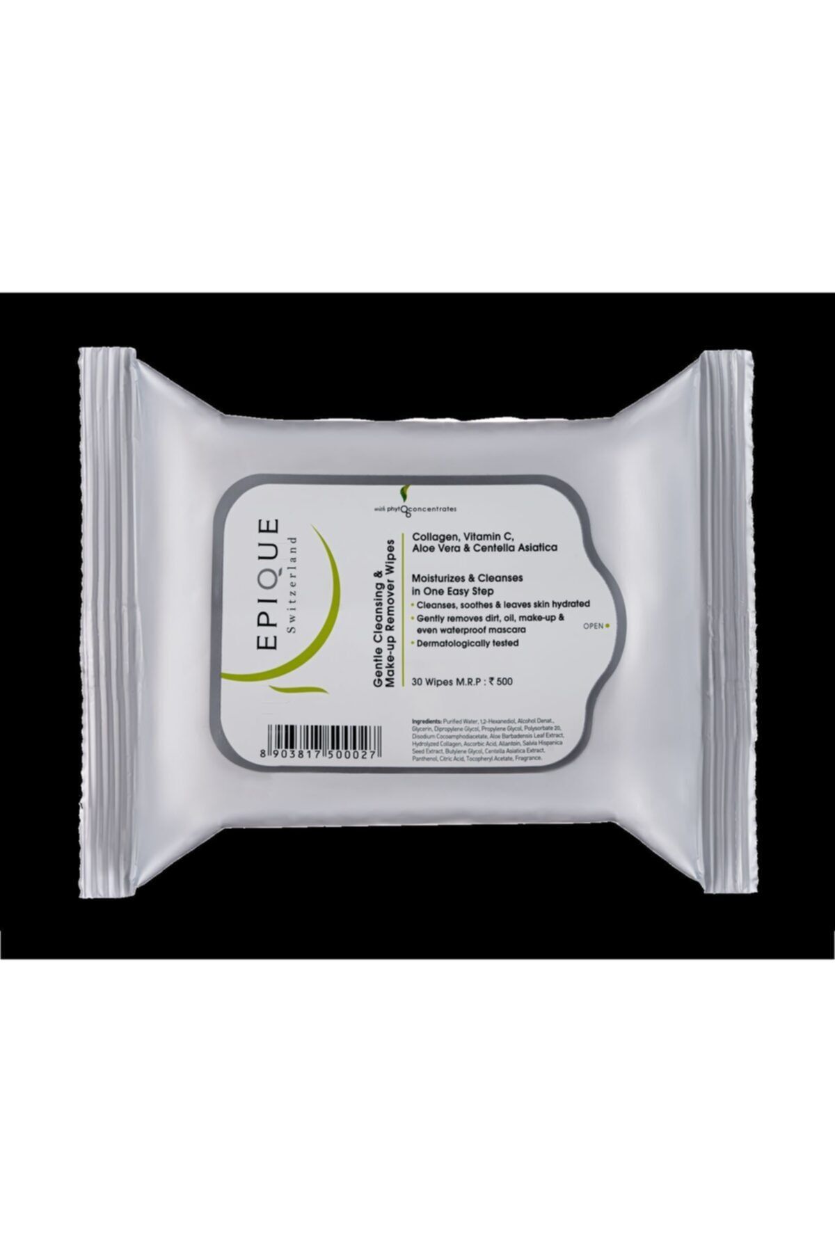Epique Make-up Remover Wipes, 30 Yaprak