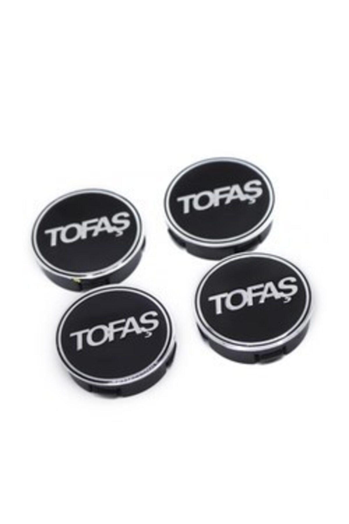 BoostZone Tofaş Geçmeli Tofaş Yazılı Siyah 55/58 Mm Jant Göbeği