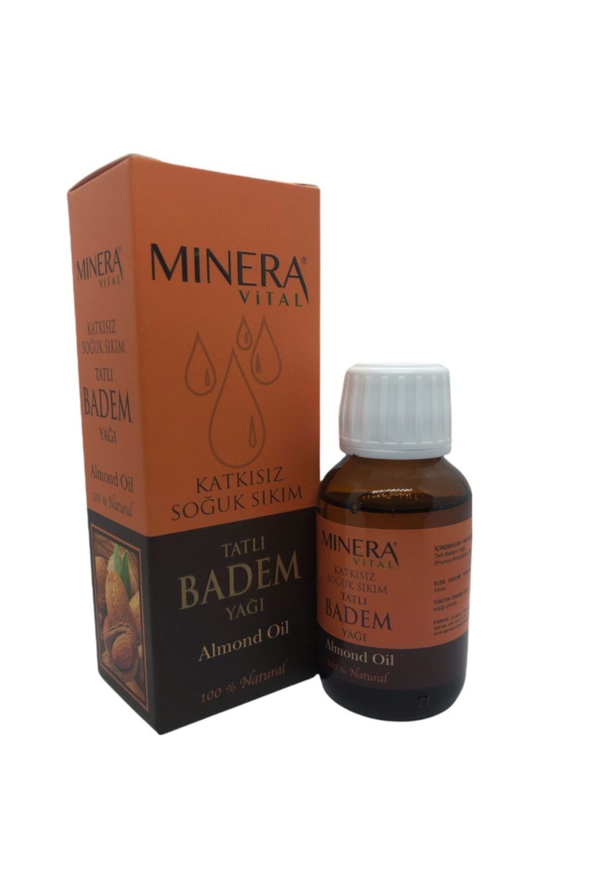 MİNERA VİTAL Minera Saf Tatlı Badem Yağı 50 Ml.