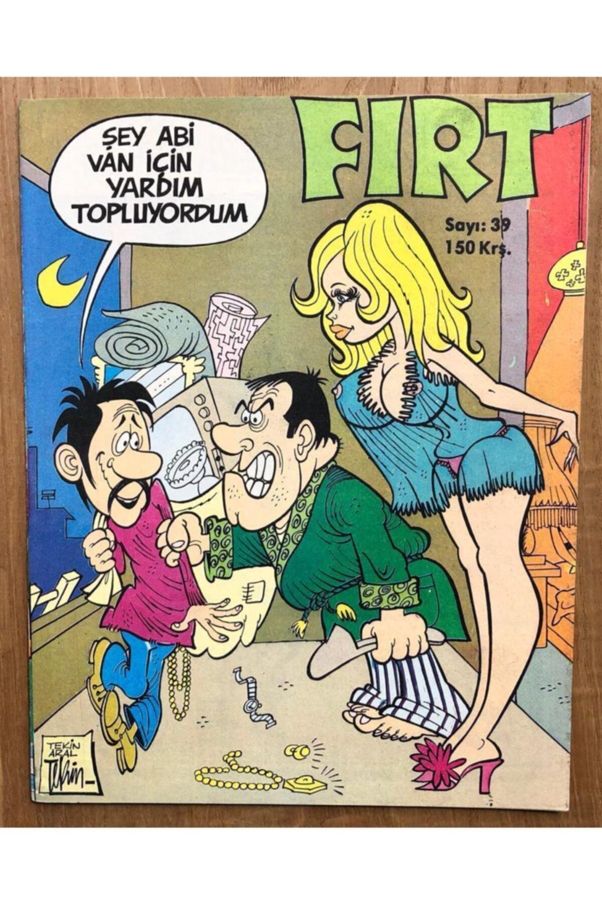 Gökçe Koleksiyon Fırt Mizah Dergisi / Sayı 39 / 150 Kuruş / 7 Aralık 1976