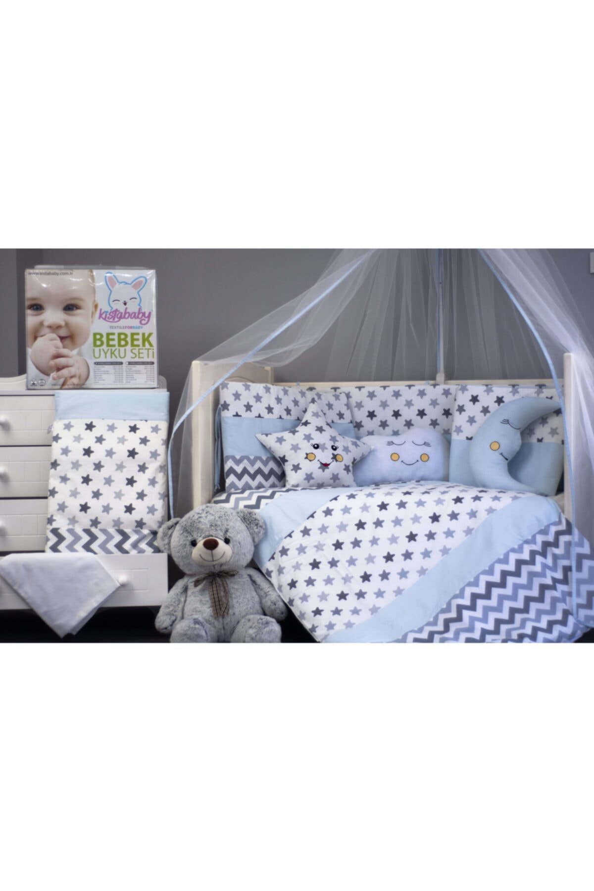 Kista Baby Baby Gold Bebek Uyku Seti 80x130