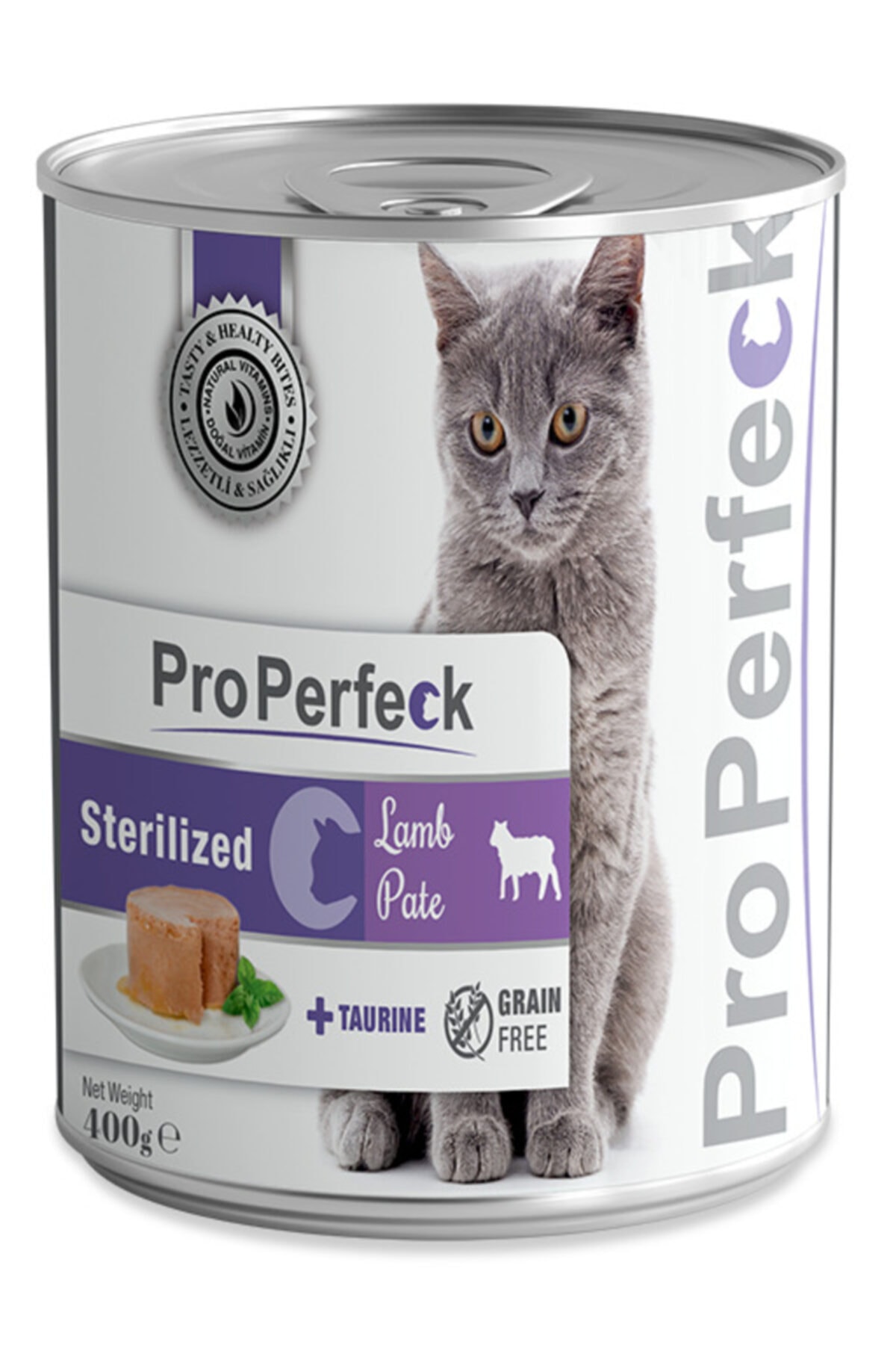pro perfeck Kuzu Etli Kısır Yetişkin Kedi Konservesi 400 Gr 12 Adet