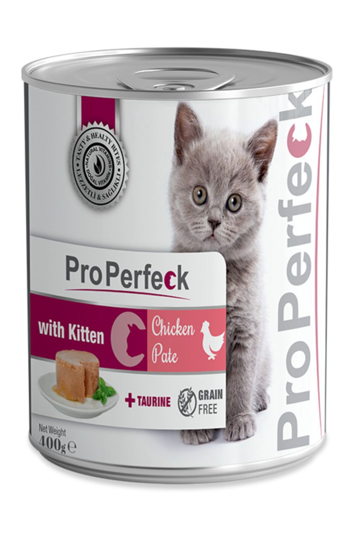 pro perfeck Tavuklu Yavru Kedi Konservesi 400 Gr 12 Adet
