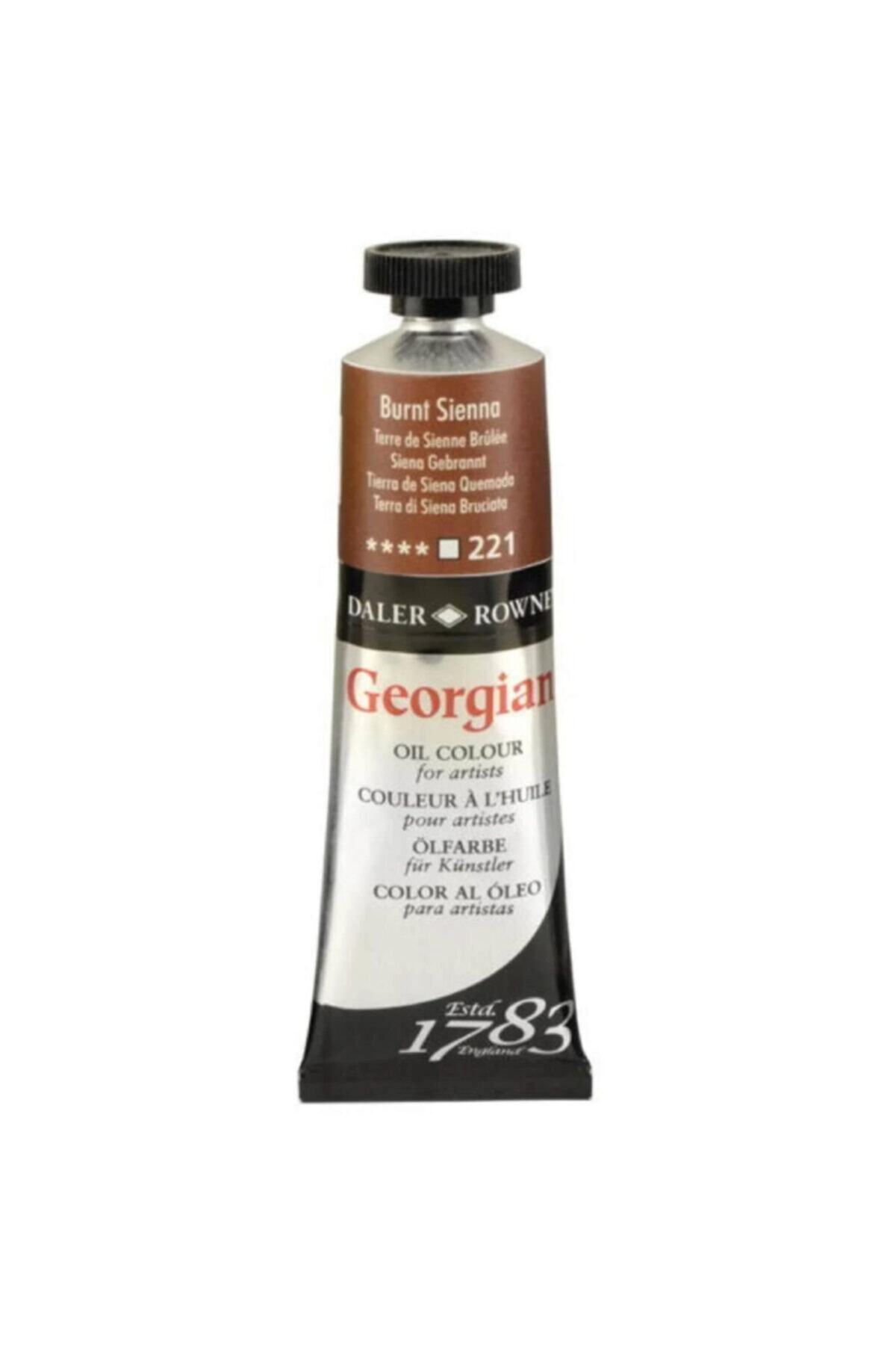 Daler Rowney Georgian Yağlı Boya Goc 38ml Burnt Sienna 111014221