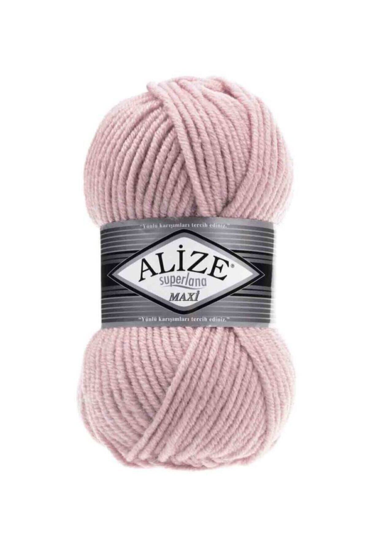 Alize Superlana Maxi 161 Pudra Örgü İpi