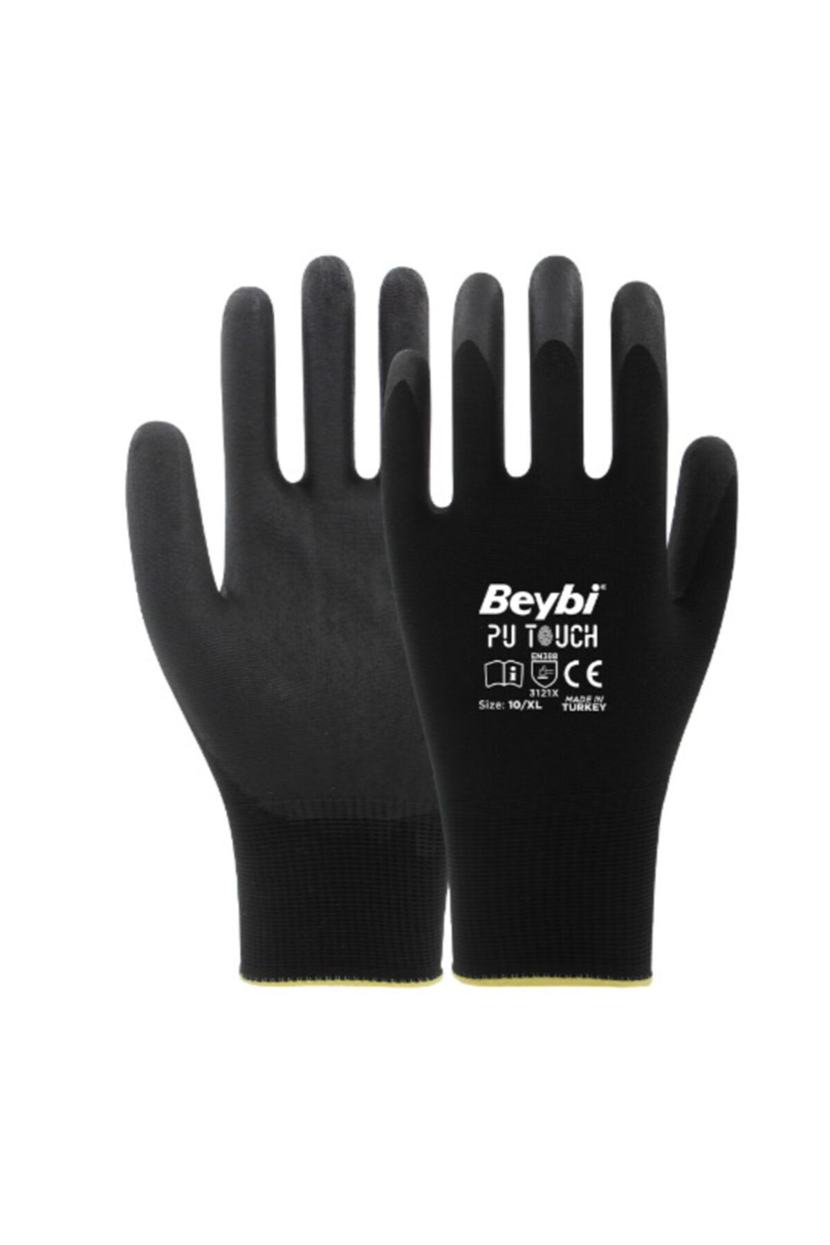 Beybi Pu Touch Aşınma ve Kesilmeye Dirençli Eldiven No:8 10 Çift