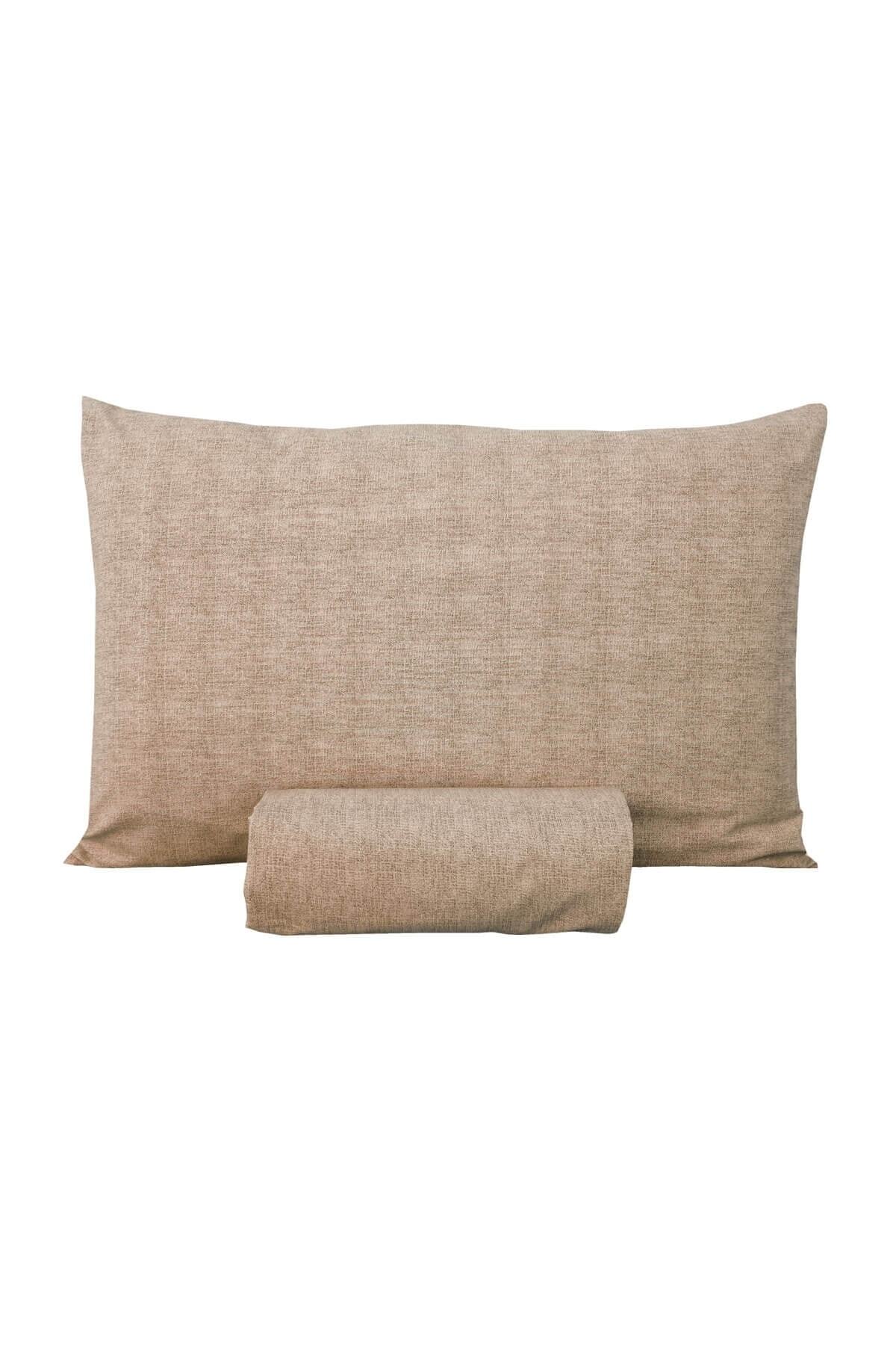Elmira Textile Elmira Ranforce Battal Boy Lastikli Çarşaf-yastık Kılıfı 180x200