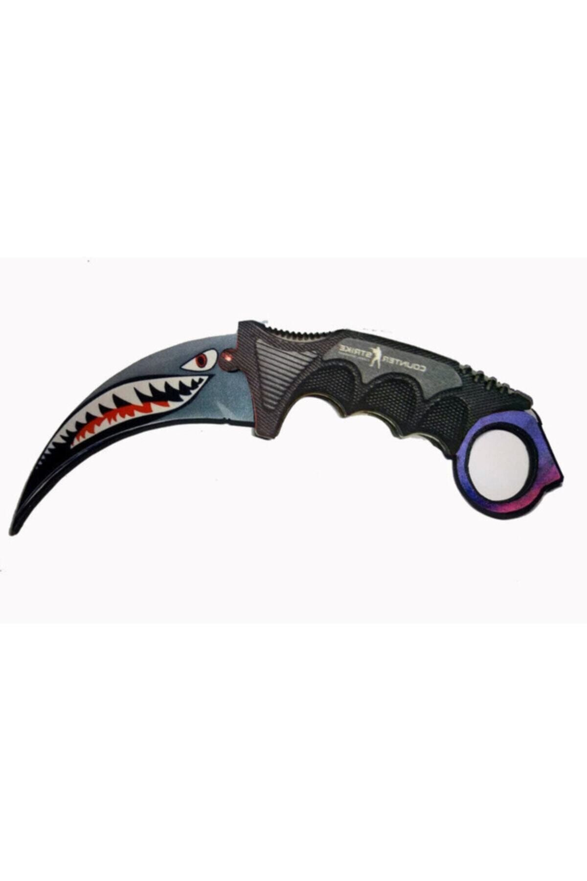 Hediyenealsak Ahşap Cs-go Köpekbalığı Oyuncak Karambit
