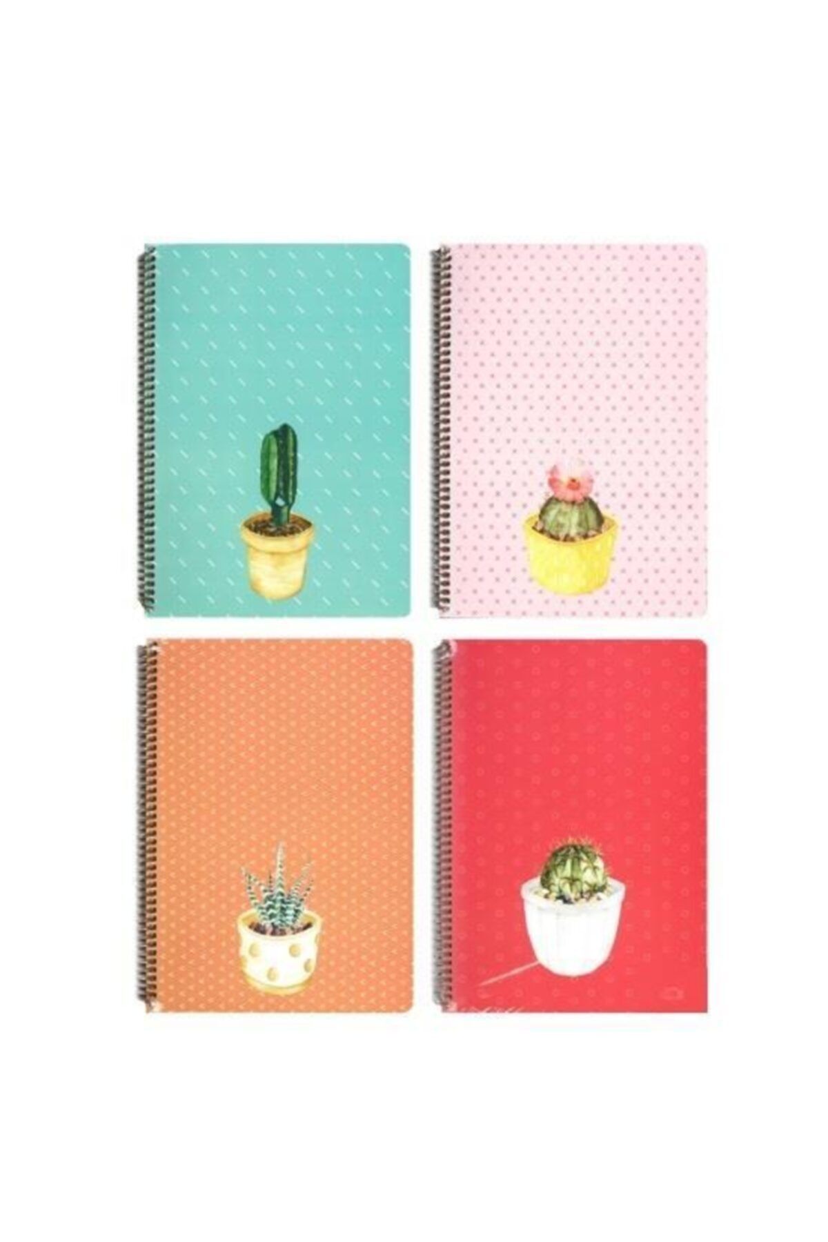 KESKİN COLOR Saguaro 20x28 100 Yaprak Kareli Sert Kapak Spiralli Defter (410562)