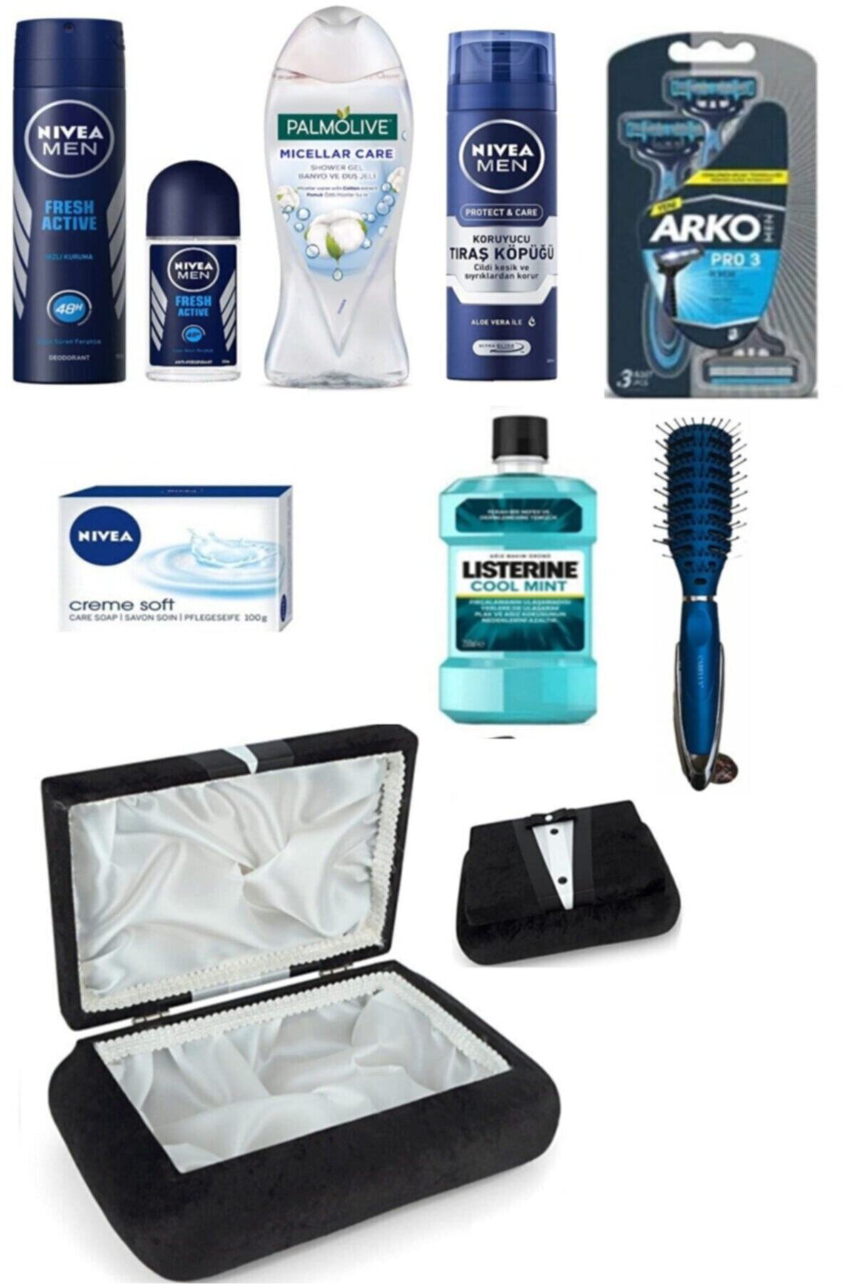 Nivea Damat Söz Nişan Ceyız Sandıgı Bohca Seti - Erkek Bakım Seti