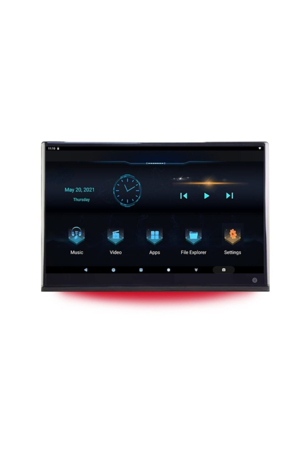 COMWEGEN Audi 2 Uyumlu Gb Ram Ambiyans Aydınlatmalı Başlık Monitörü