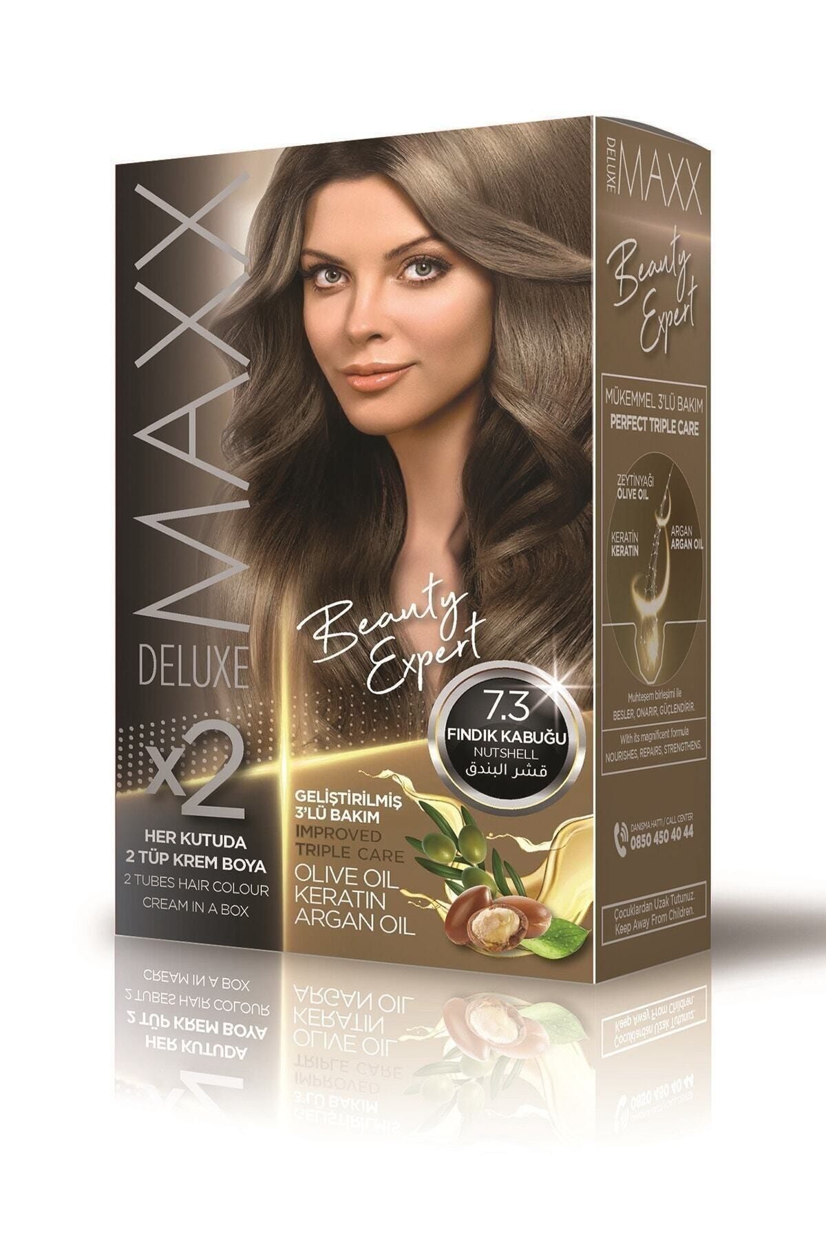 MAXX DELUXE Beauty Expert 7.3 Fındık Kabuğu Set Boya