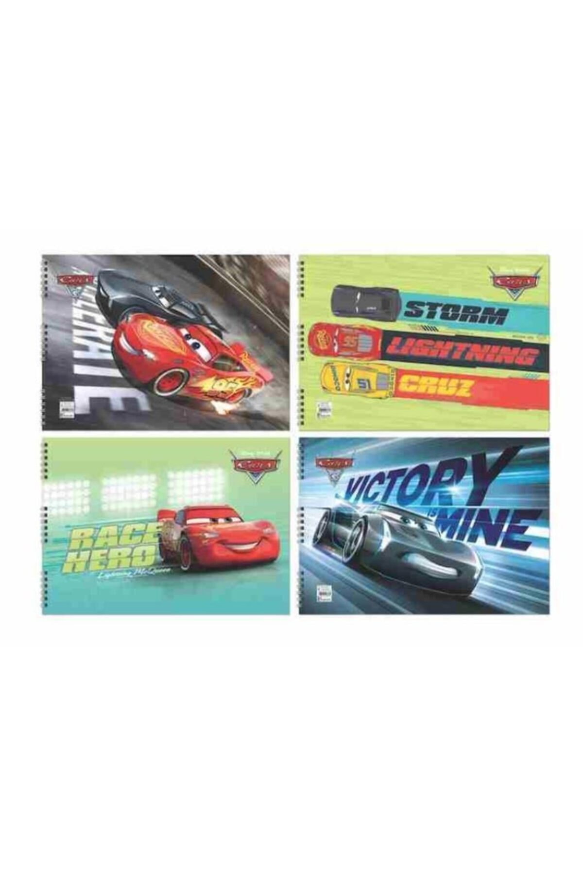 KESKİN COLOR 15 Yaprak 25x35 Spiralli Cars Resim Defteri 300215-33
