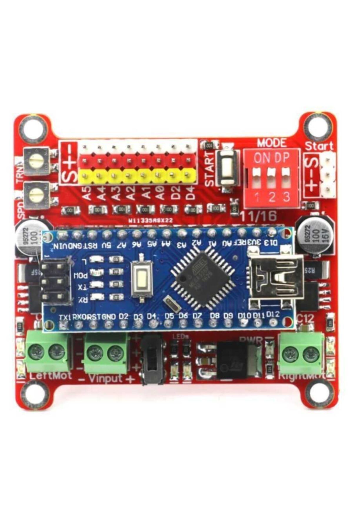 JSumo Wing Arduino Robot Kartı (arduino Nano Dahil Değil)