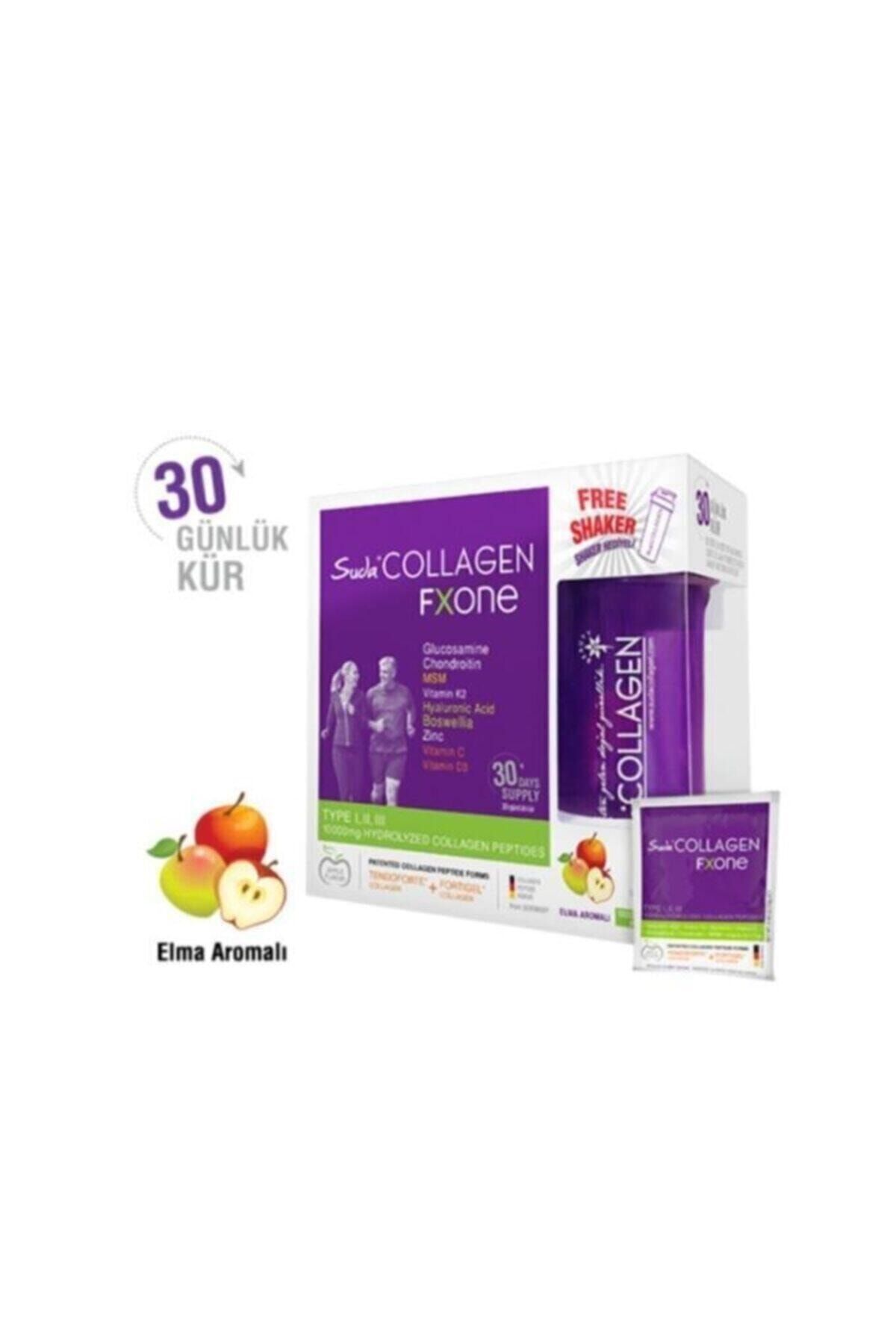 Suda Collagen Fxone Elmalı 13gr X 30 Gün ( Tip 1-2-3 10.000mg Kolajen Içerir.)