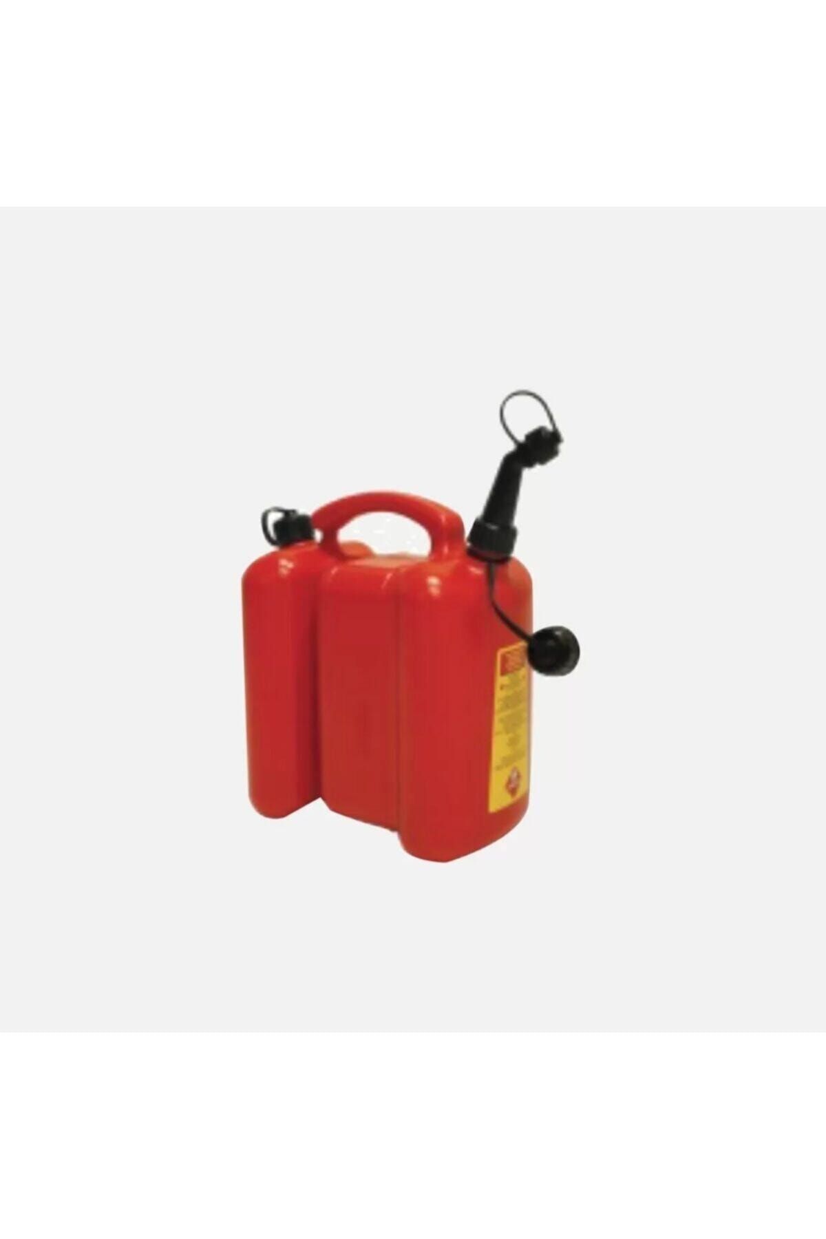 TECOMEC 6L Benzin Bidonu + 3L Yağ Bidonu Kırmızı