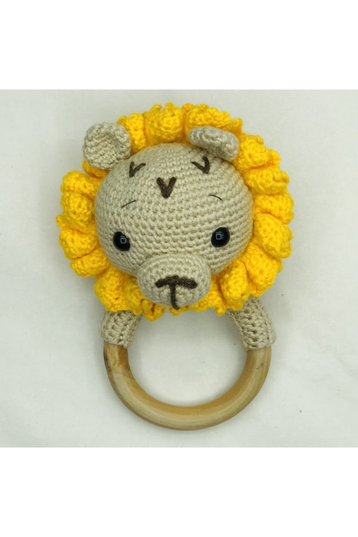 Buckle Design Aslan Figür Amigurumi Çıngırak