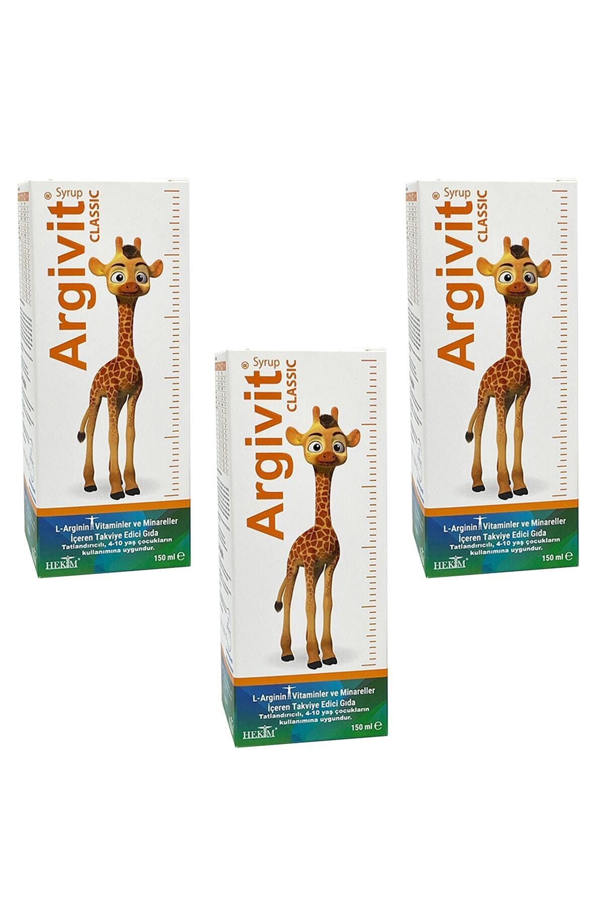 Argivit Multivitamin 150 ml Şurup 3 Adet