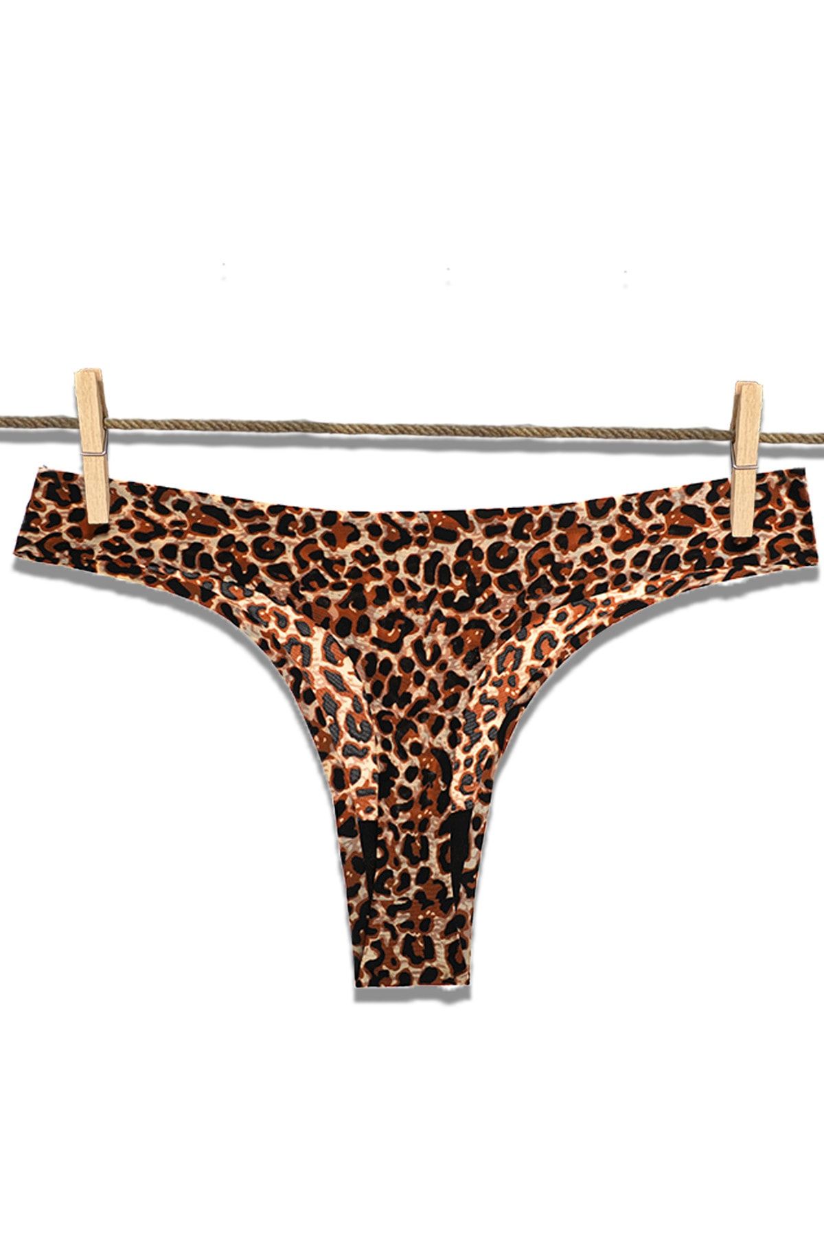 Under Of Love Koyu Leopar String Külot