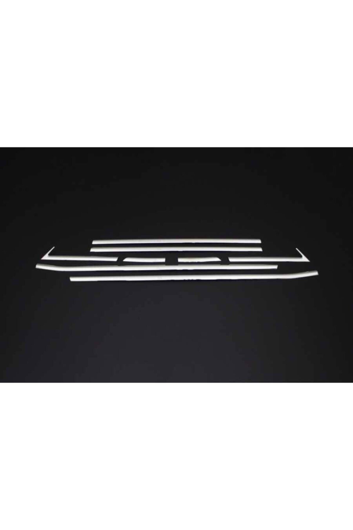 OTOTUNING53 Opel Crossland X 2017 Üzeri Cam Çıtası 8 Parça Paslanmaz Krom