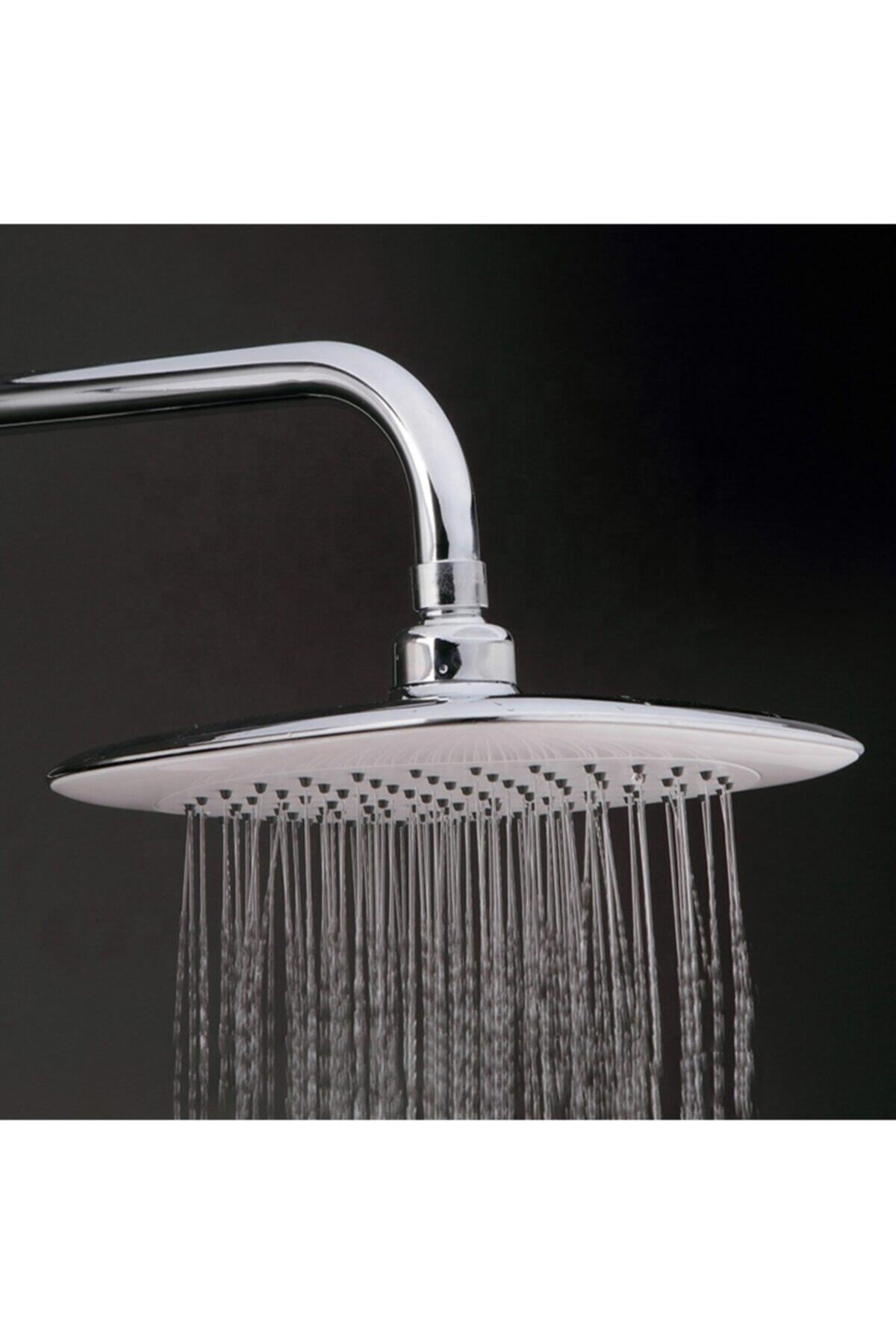 FAUMIX Bianco Banyo Tepe Duş Başlığı Başlık Kireç Kırıcılı Sistem