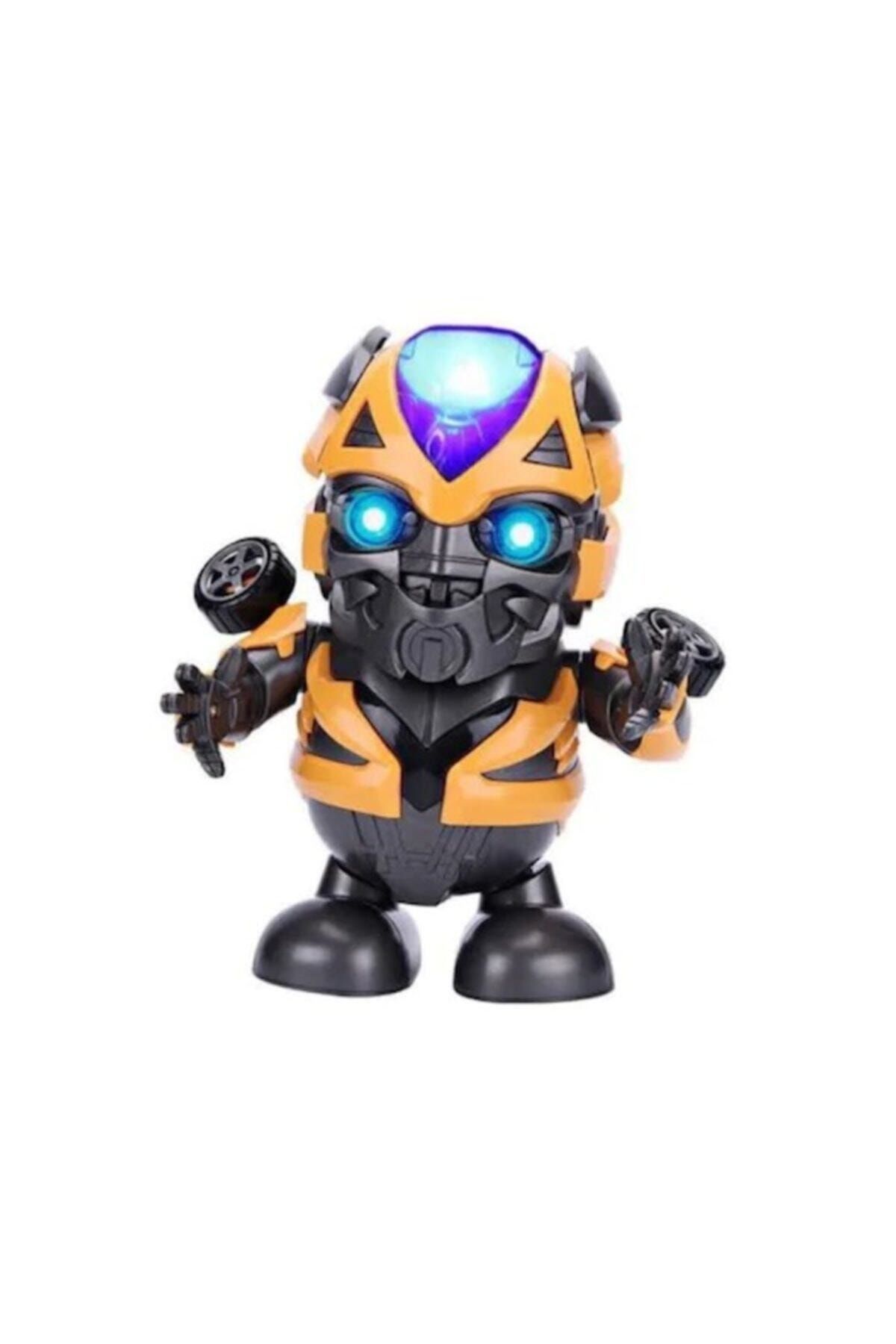 home accessories Bumblebee Dans Eden Müzikli Robot Işıklı Çok Foksiyonlu Oyuncak Kutulu