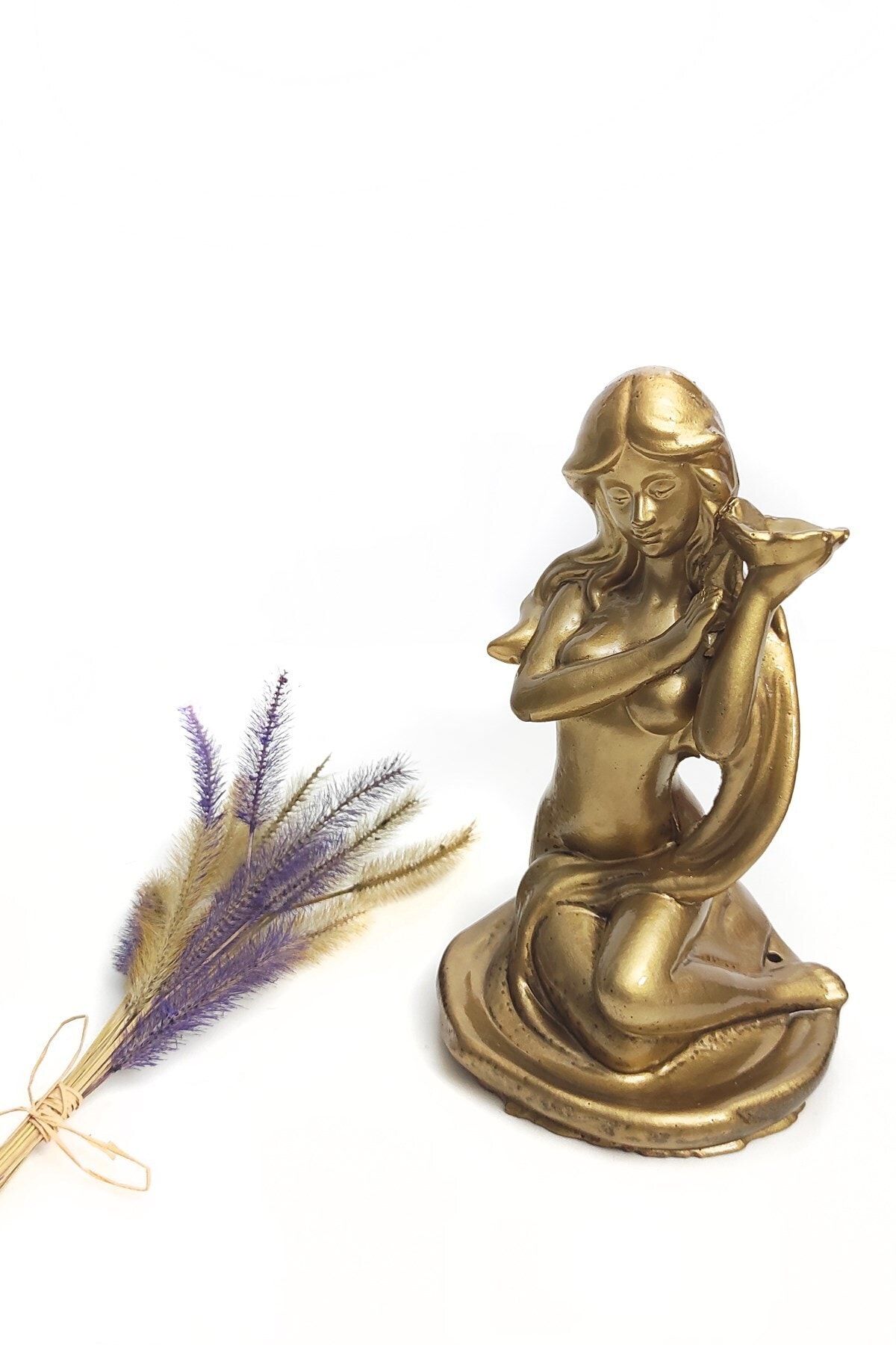 Esafe Home Incense Woman Beton Geri Akış Tütsü