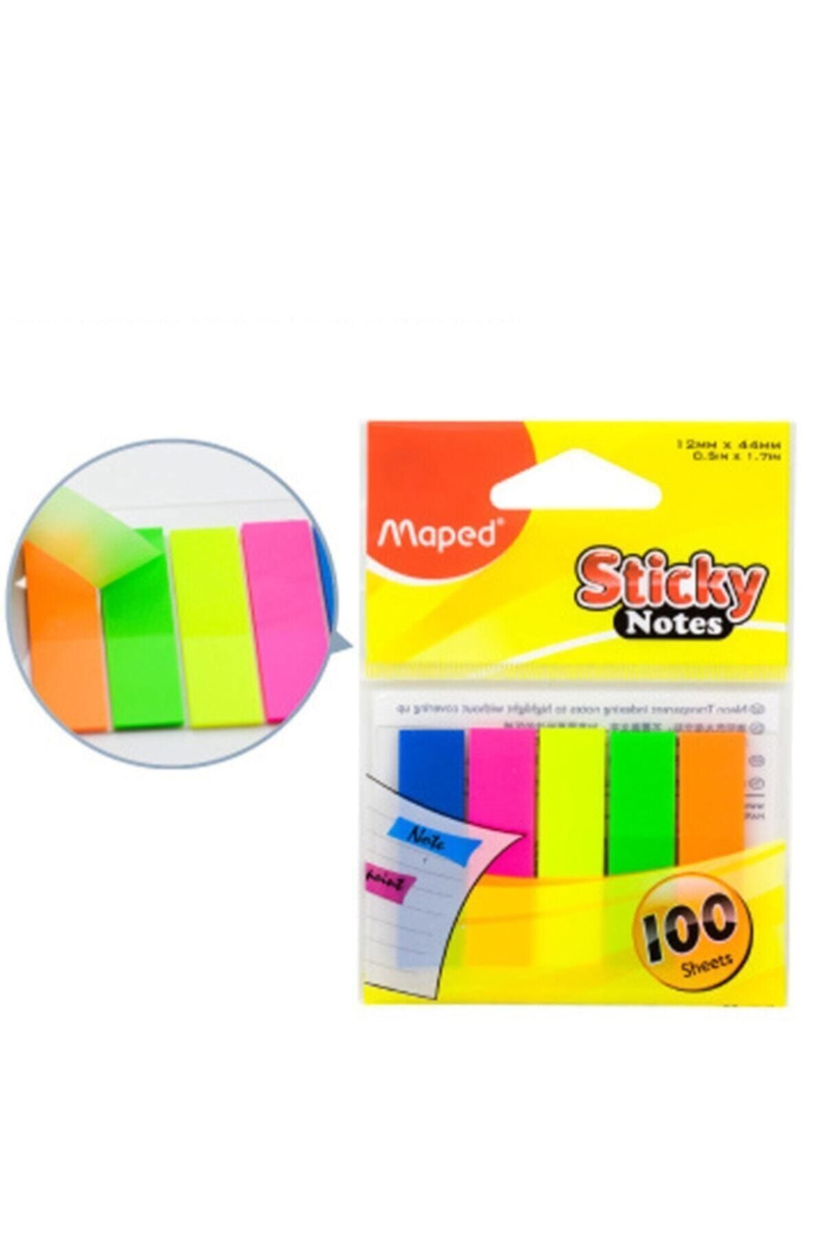 Maped Stıcky Notes Renkli Ayraç 12*44