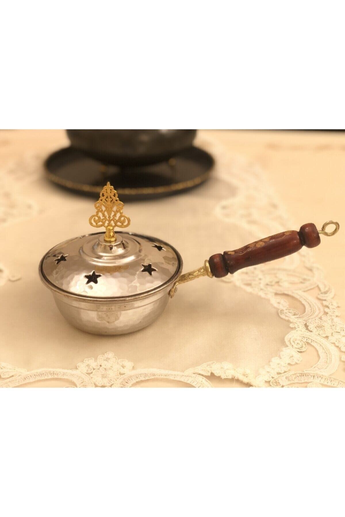 KAVELE Bakır Tütsülük&buhurdanlık&sosluk Tavası