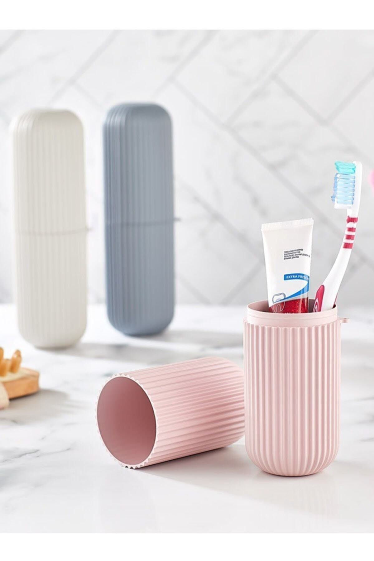 WHITE HOME 3 Adet Diş Fırça Kutusu Gözlük Kutusu Çok Amaçlı Organizer Kutu
