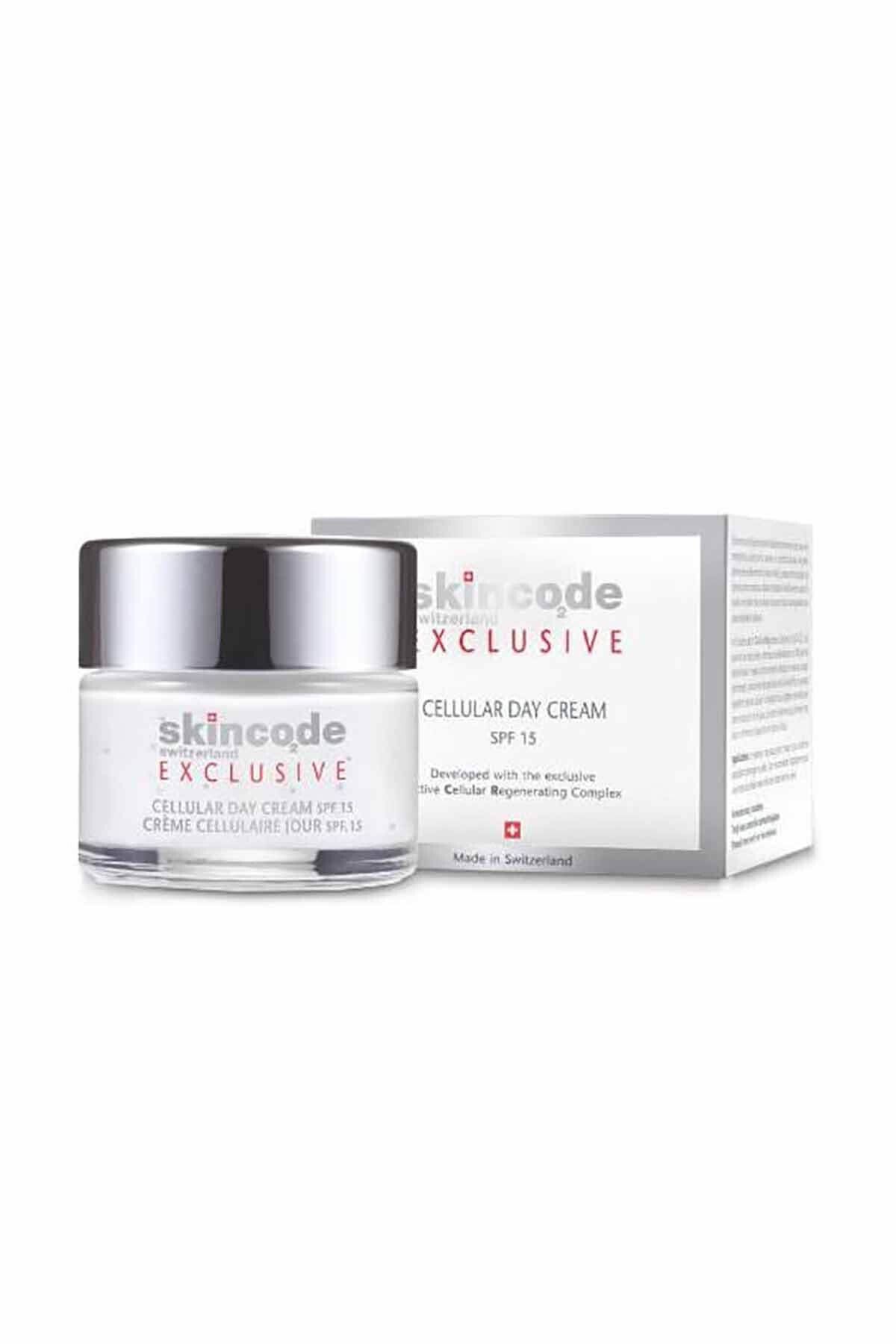 Skincode Kırışıklık Görünümünü Azaltmaya Yardımcı Bakım Kremi - Cellular Day Cream Spf 15 50 ml 7640107050152