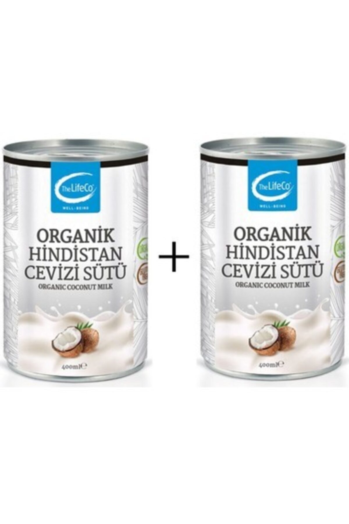 TheLifeCo Organik Hindistan Cevizi Sütü 2 X 400 ml
