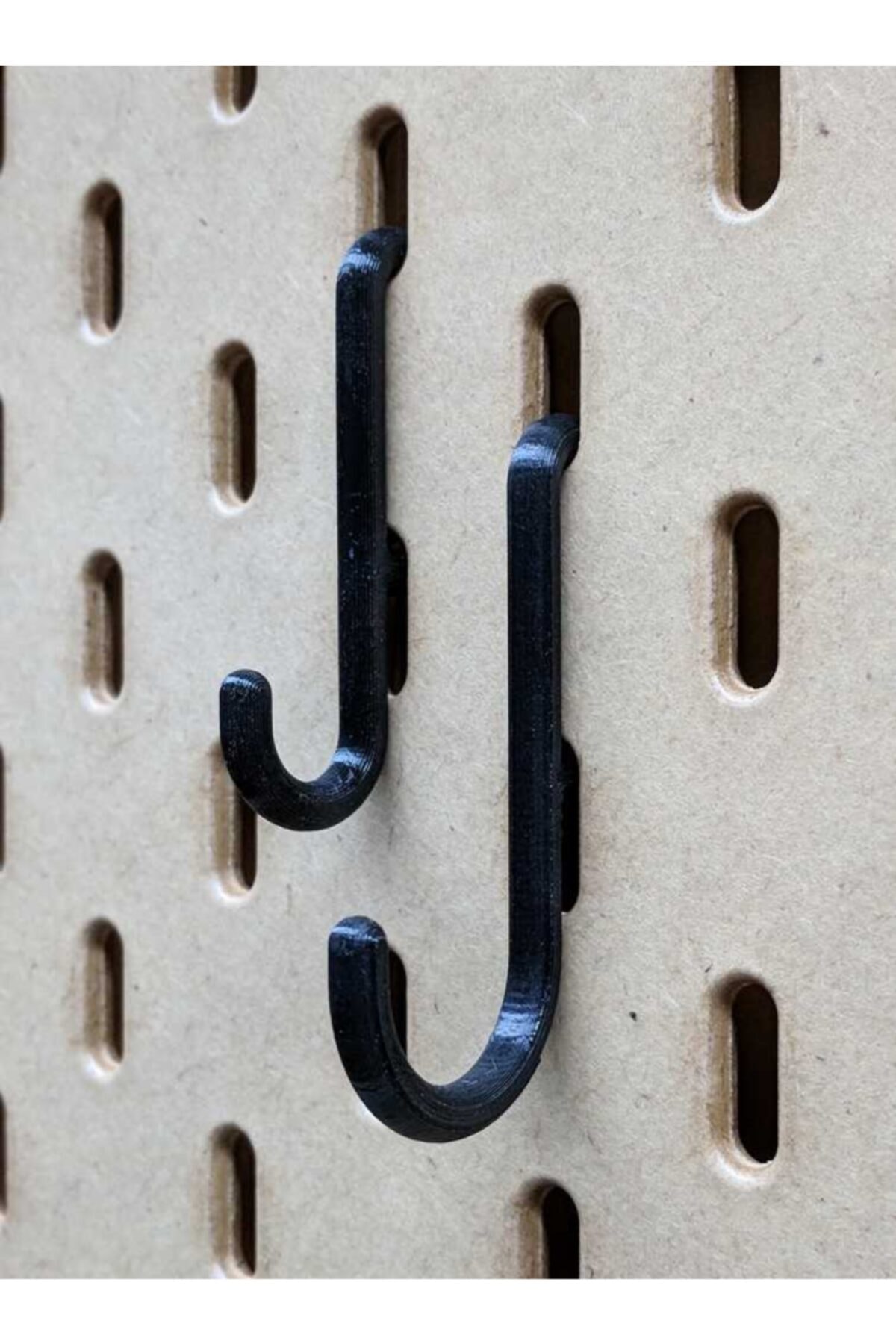 BCA Ikea Skadis Pegboard İçin Büyük Ve Küçük Askılık Kanca Tutucu Aparat Stand Siyah