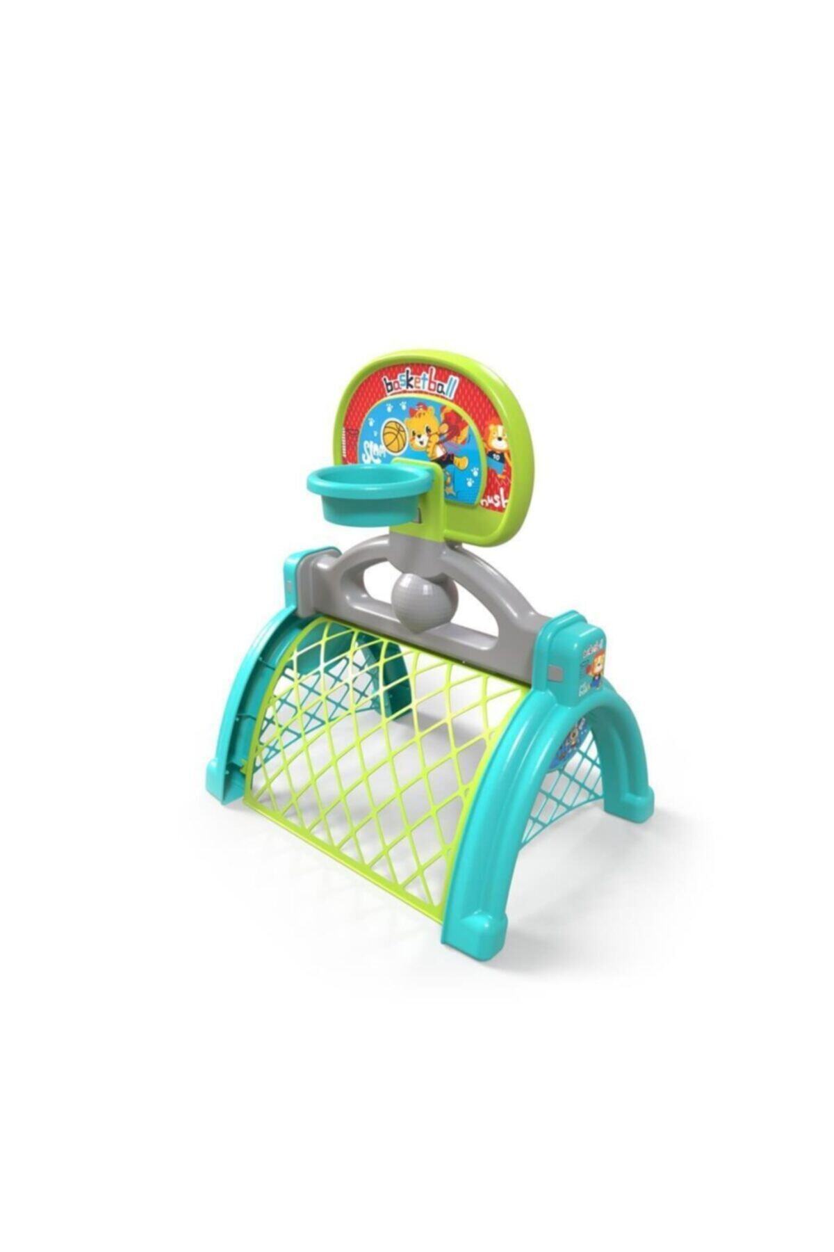 Webinay Home Oyuncak Futbol Kale Ve Basketbol Pota Oyuncak Seti 2 Top Hediyeli