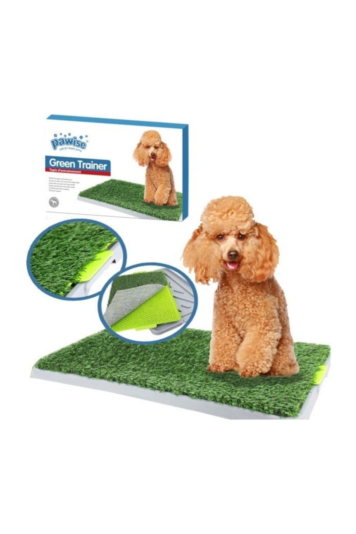 Pawise Köpek Tuvalet Eğitim Yapay Çim 42,5x67,5 Cm