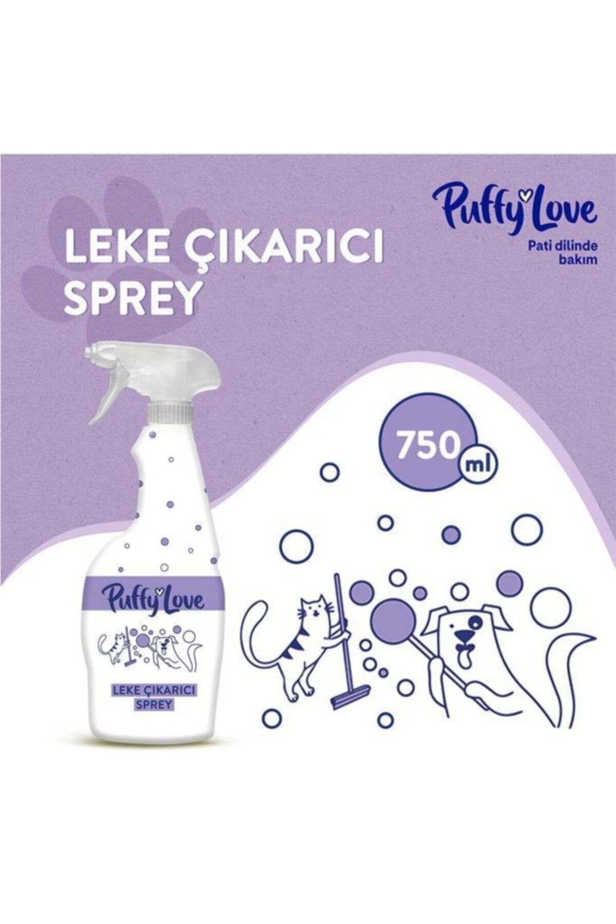 PUFFY LOVE Leke Çıkarıcı Sprey Lavanta Özlü