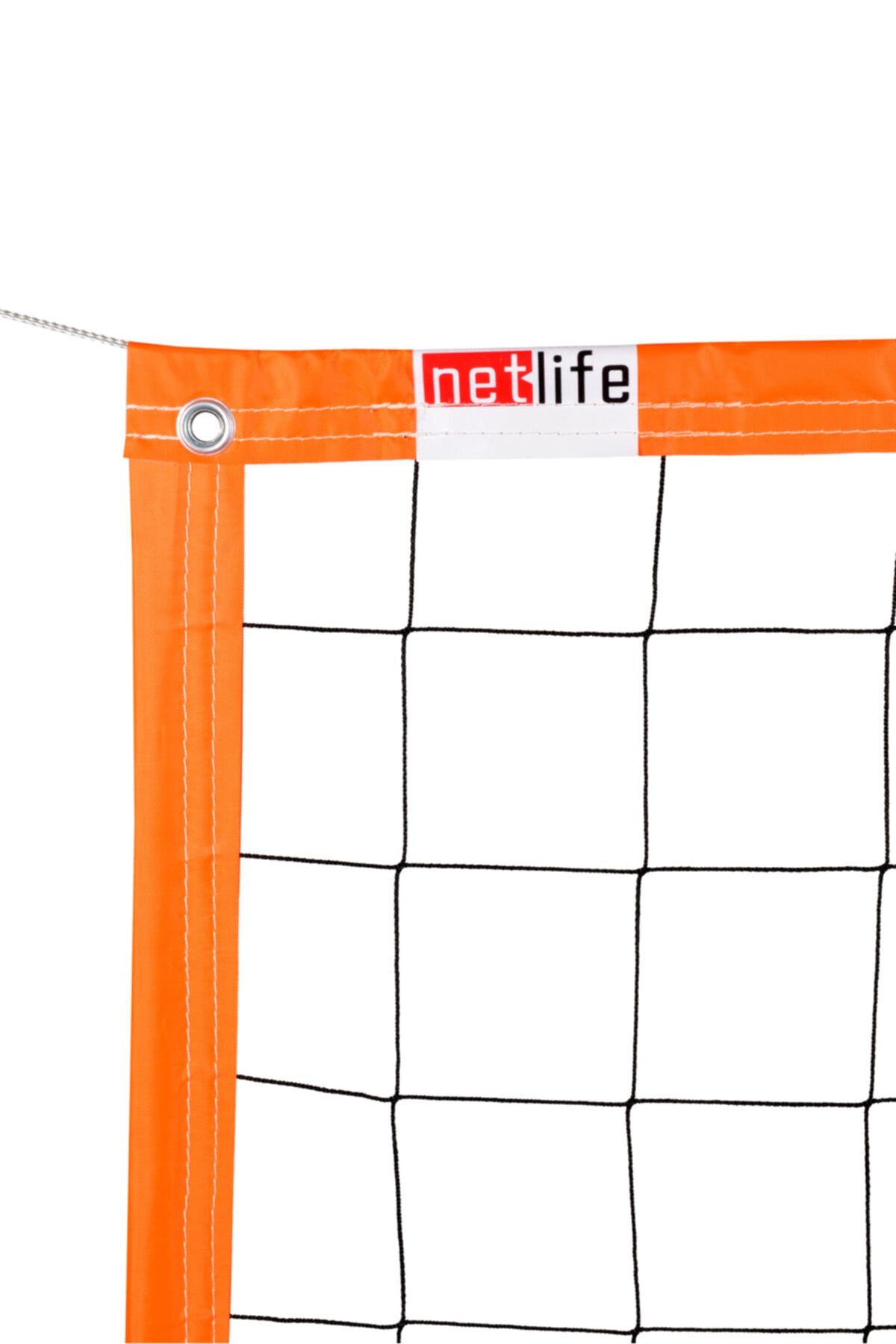NET Voleybol Filesi Turuncu Ekonomik Renkli Okul Tipi 70cm X 3 Metre