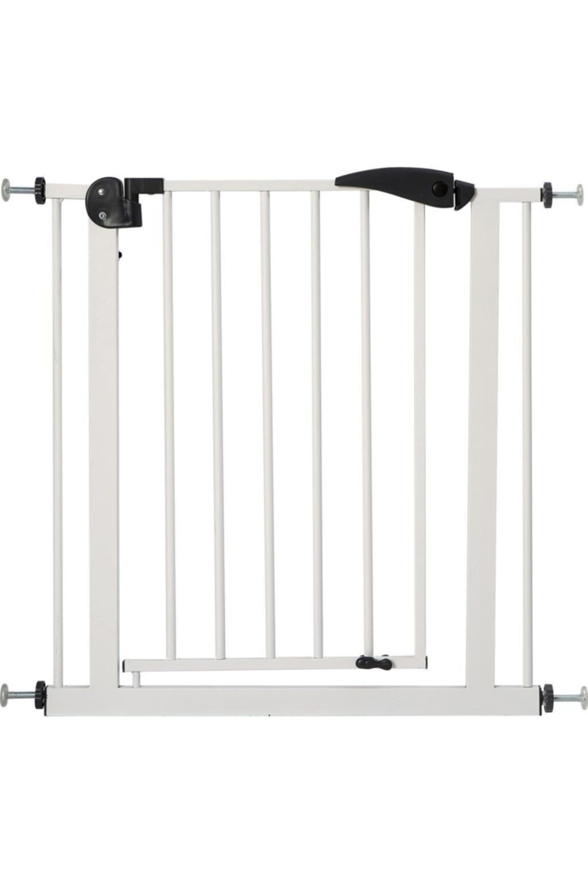 Baby Go Babygo Güvenlik Kapısı Tekstüre Beyaz 76-80cm Otomatik Kapanan Bebek Güvenlik Kapısı