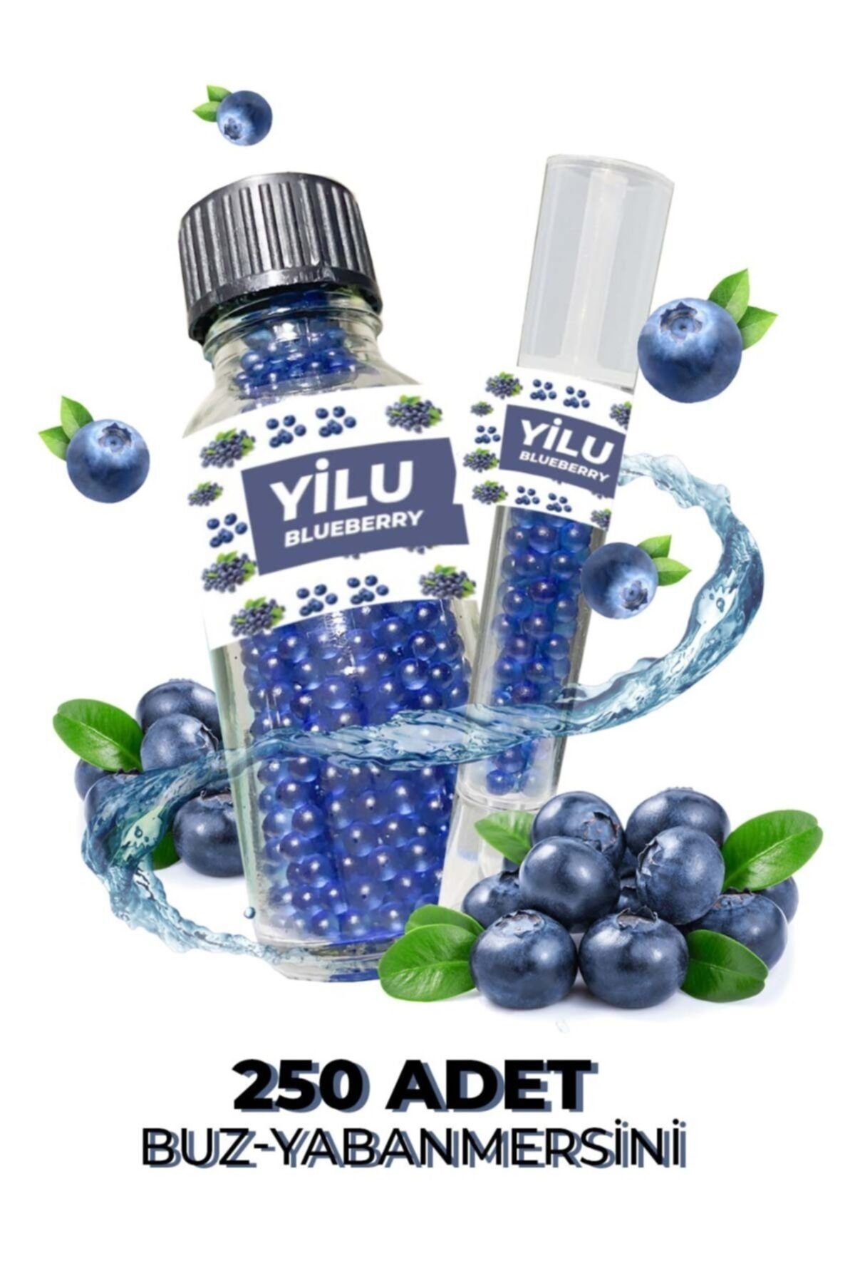 YİLU Mentol Topu 250 Adet Blueberry Ice Aplicatör Hediye